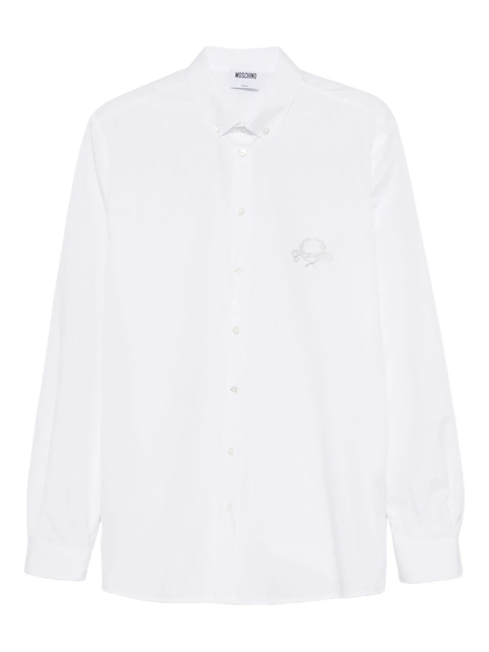 embroidered-logo shirt - 1