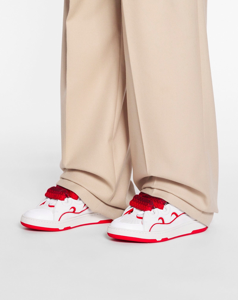 Lanvin LEATHER CURB SNEAKERS outlook