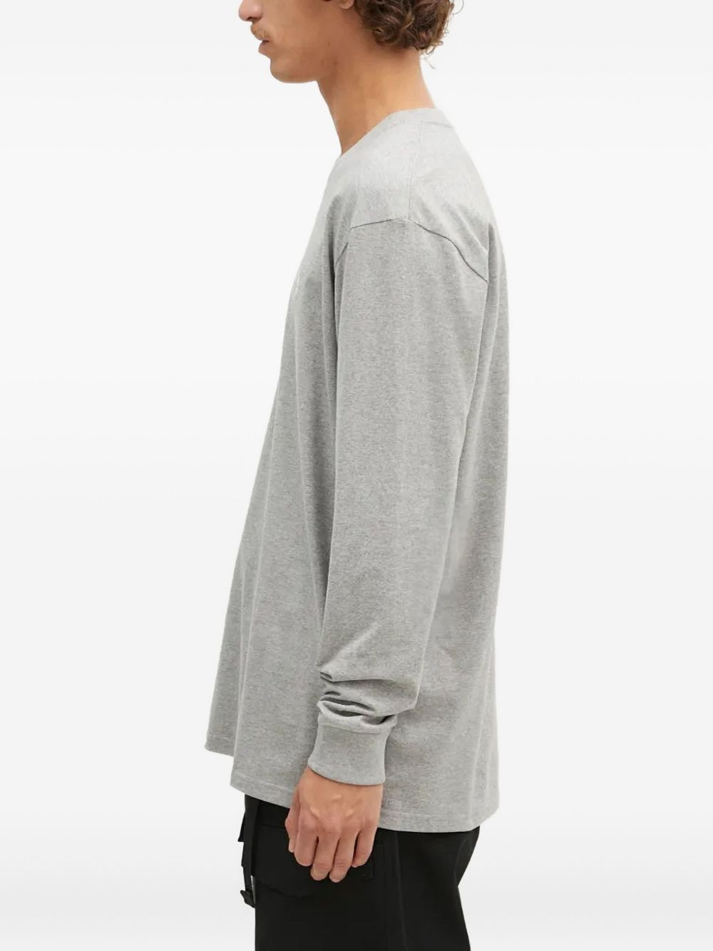 long-sleeve cotton T-shirt - 2