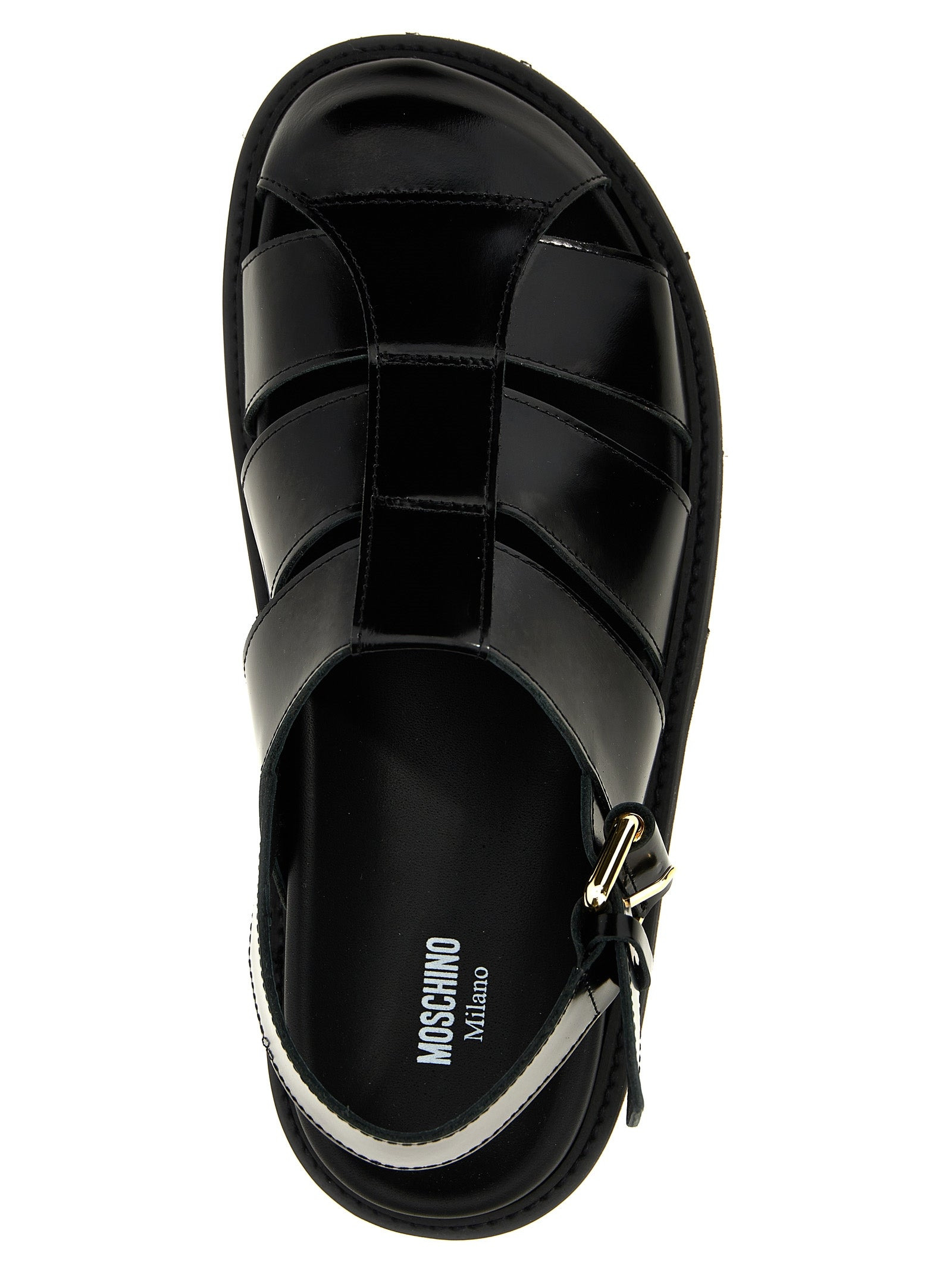 Moschino Men Leather Sandals - 4