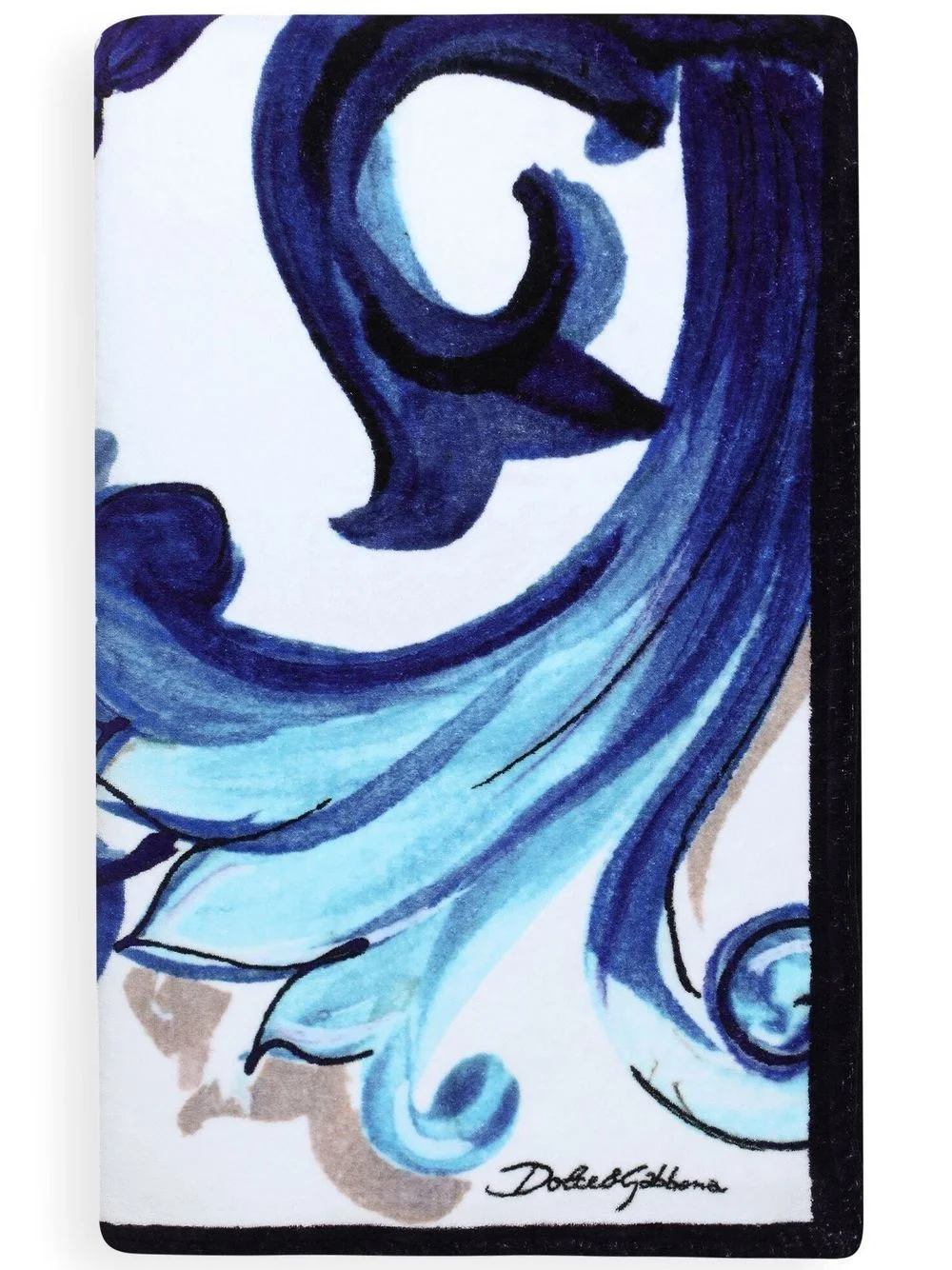 terry cotton beach towel - 1