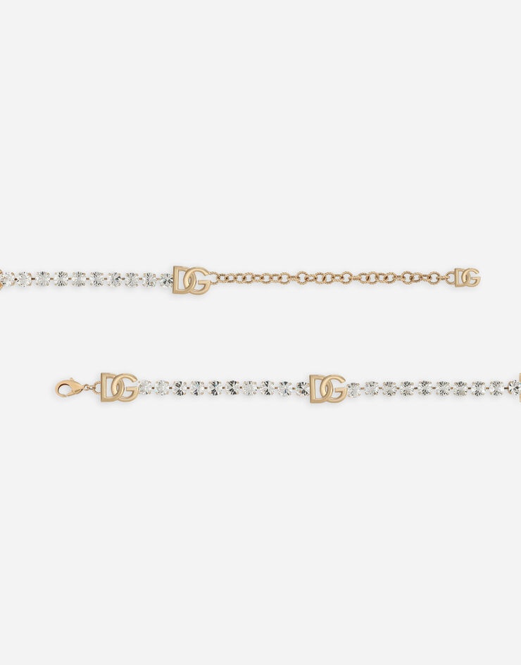 Belt with rhinestone embellishment and DG logo - 2