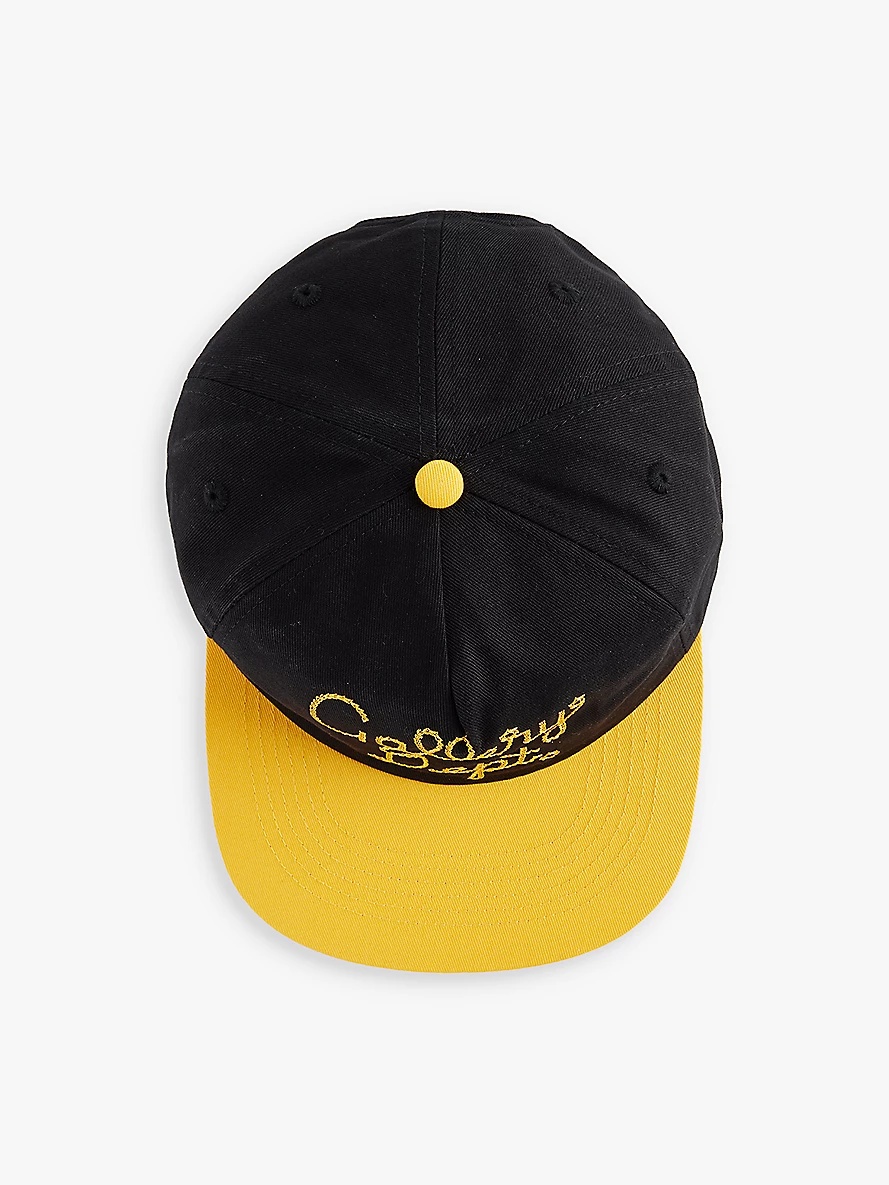 Collector brand-embroidered cotton cap - 4