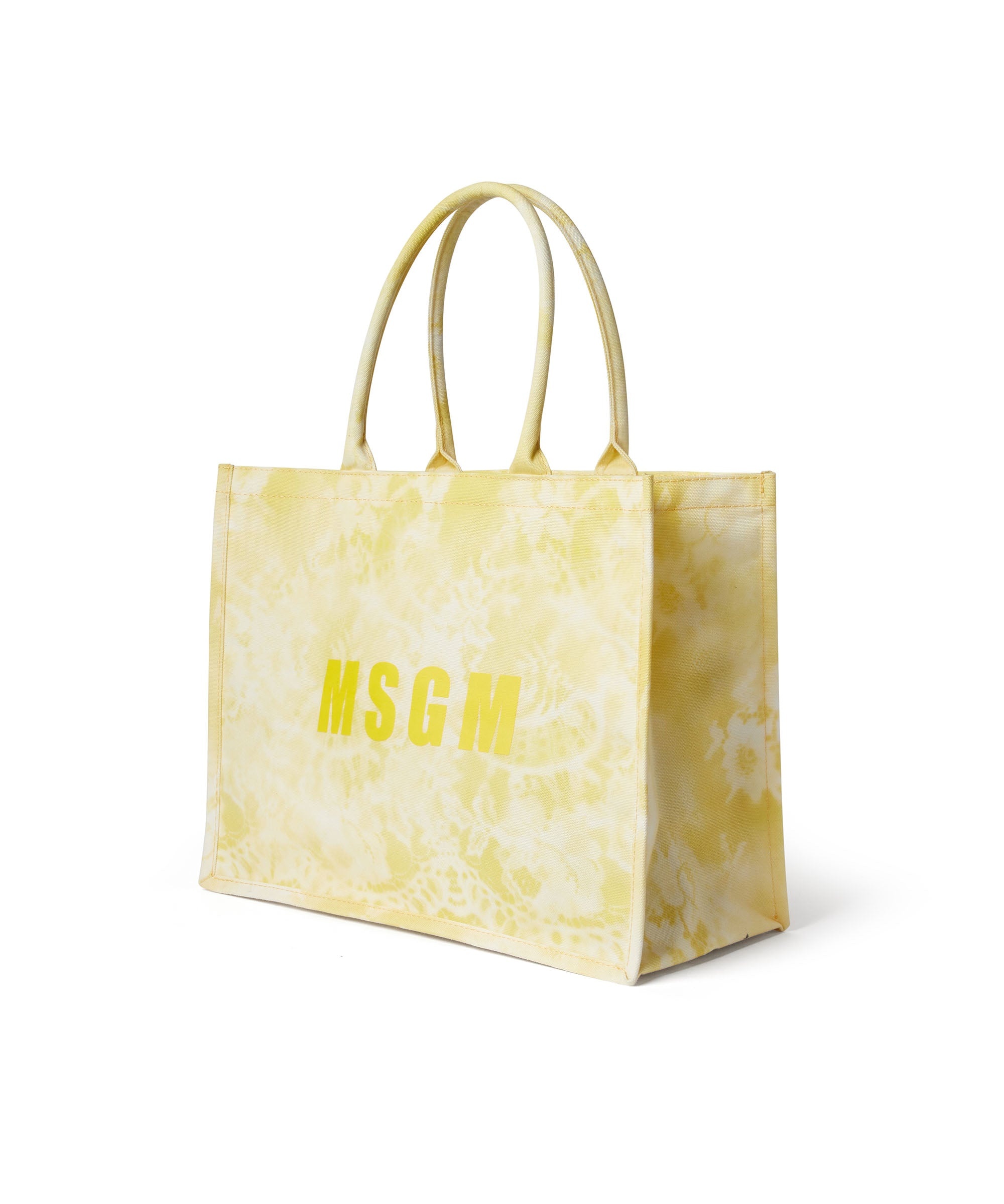 Mini country bag with "trompe l'oeil lace" print 2