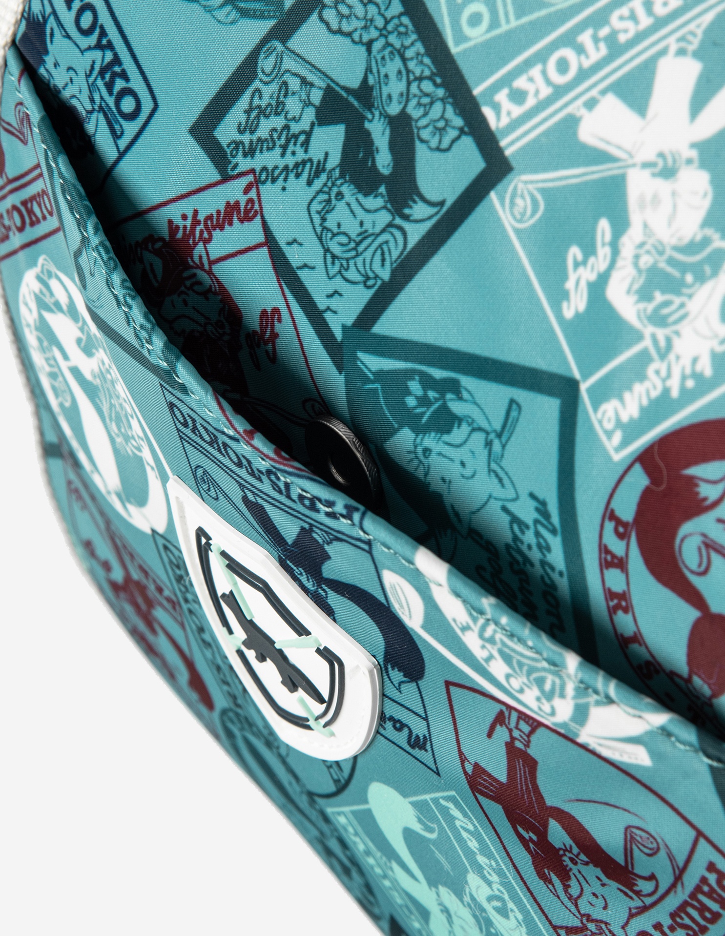 Unisex Stamp Printed Weekender Bag - 7