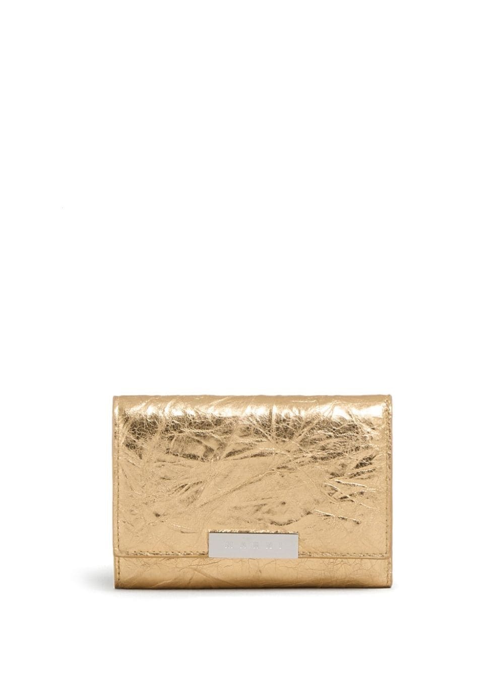 Prisma tri-fold metallic leather wallet - 1