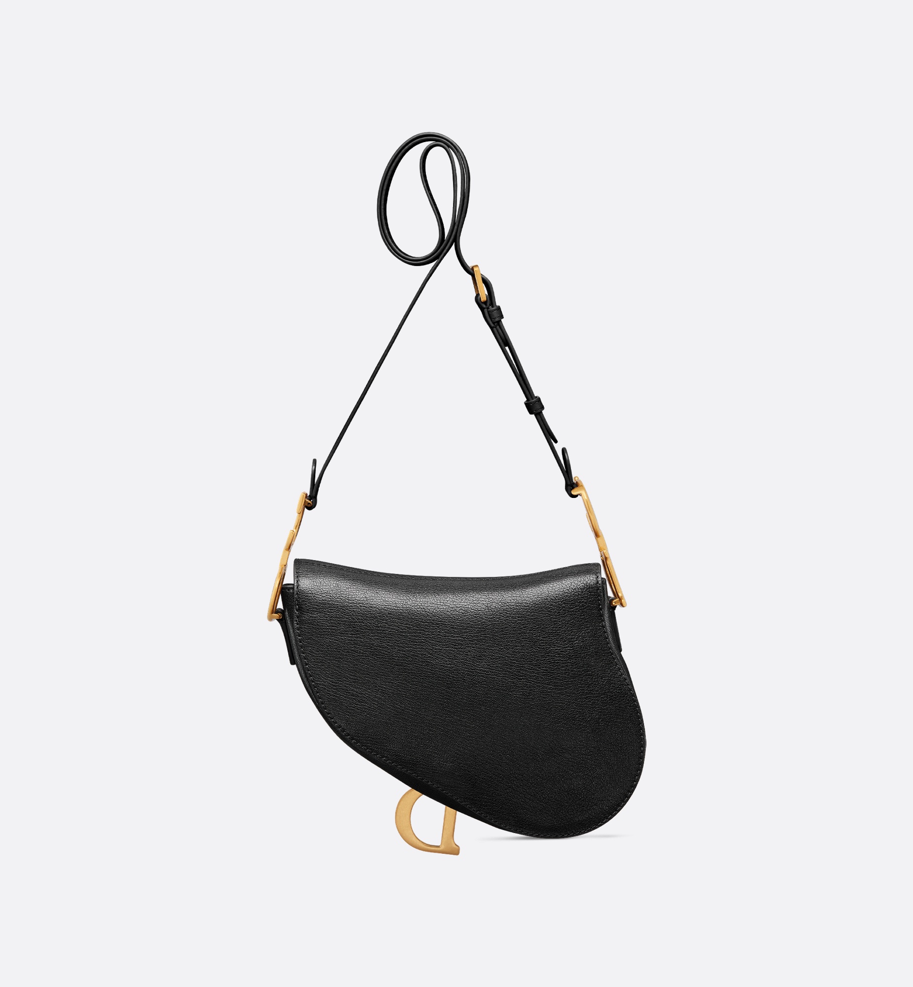 Medium Soft Saddle Bag with Strap - 3