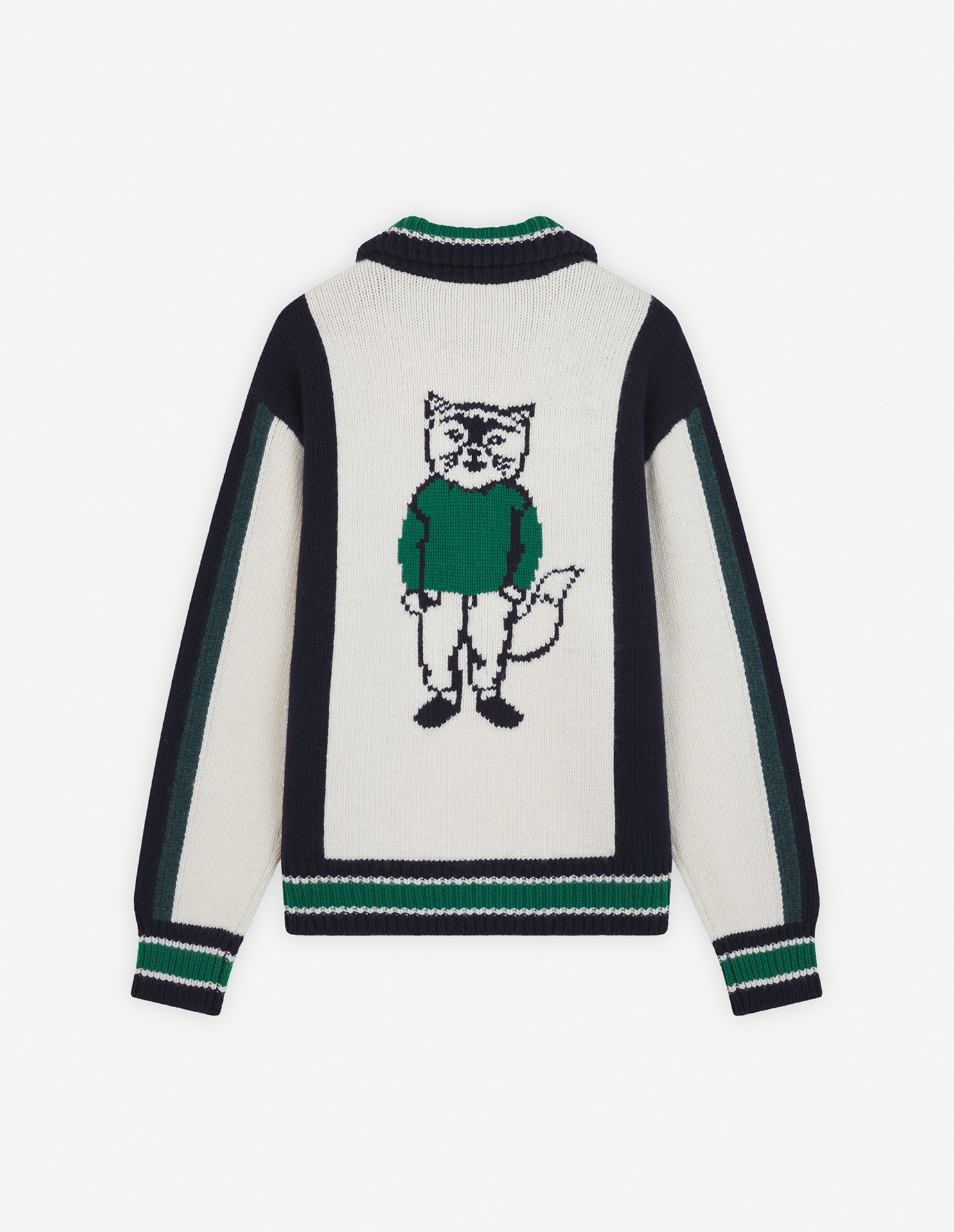 KNITTED COLLEGE BLOUSON - 7