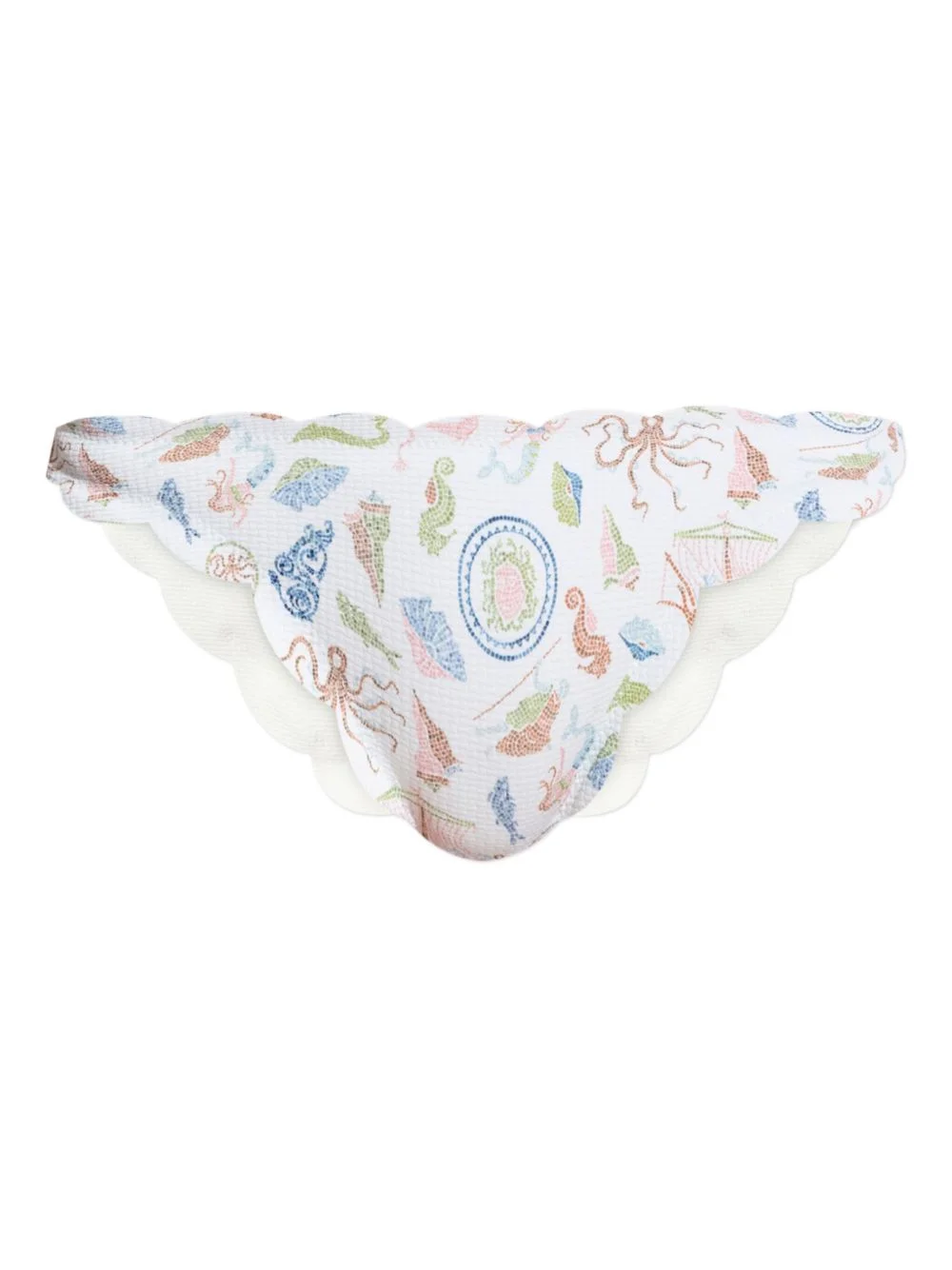 Antibes cameo-print bikini bottoms - 1