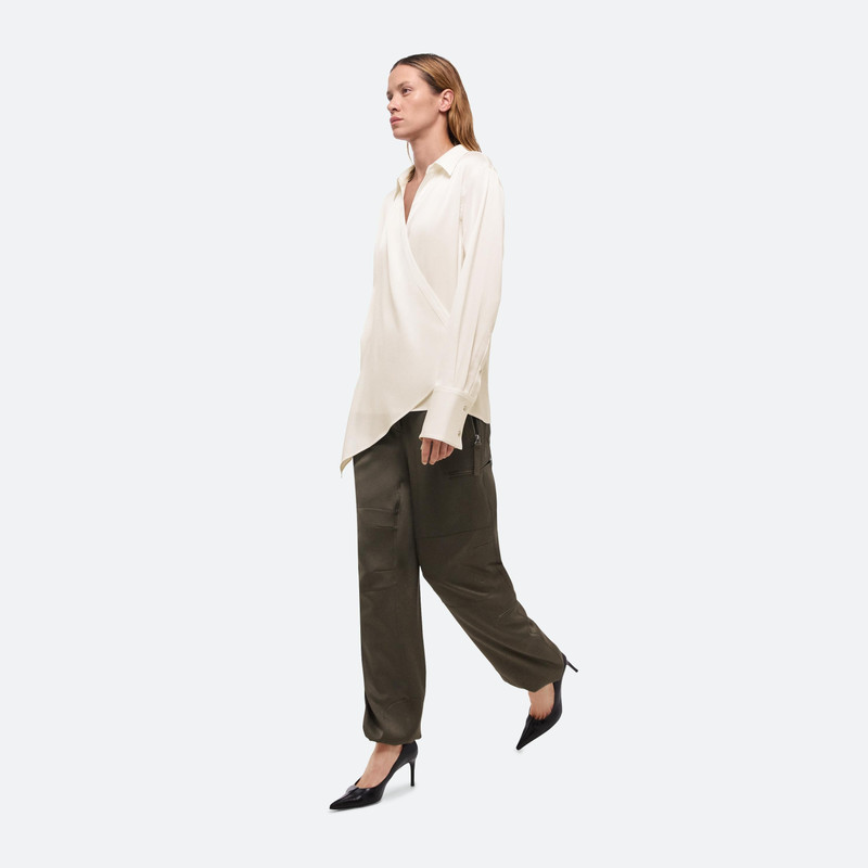 RELAXED WRAP SHIRT 7