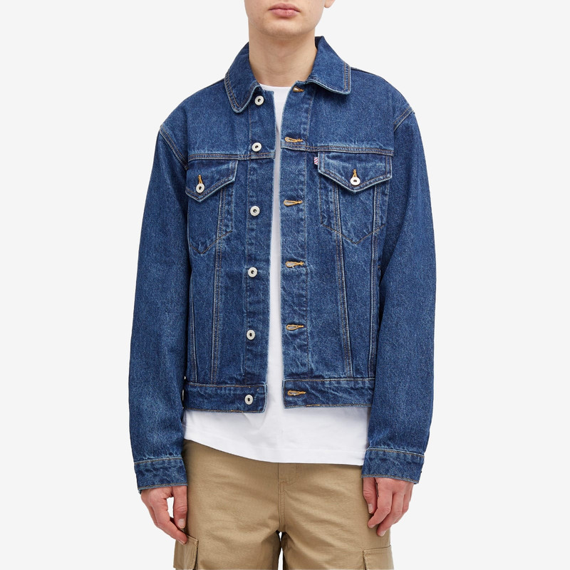 ICECREAM Icecream Running Dog Denim Trucker Jacket outlook