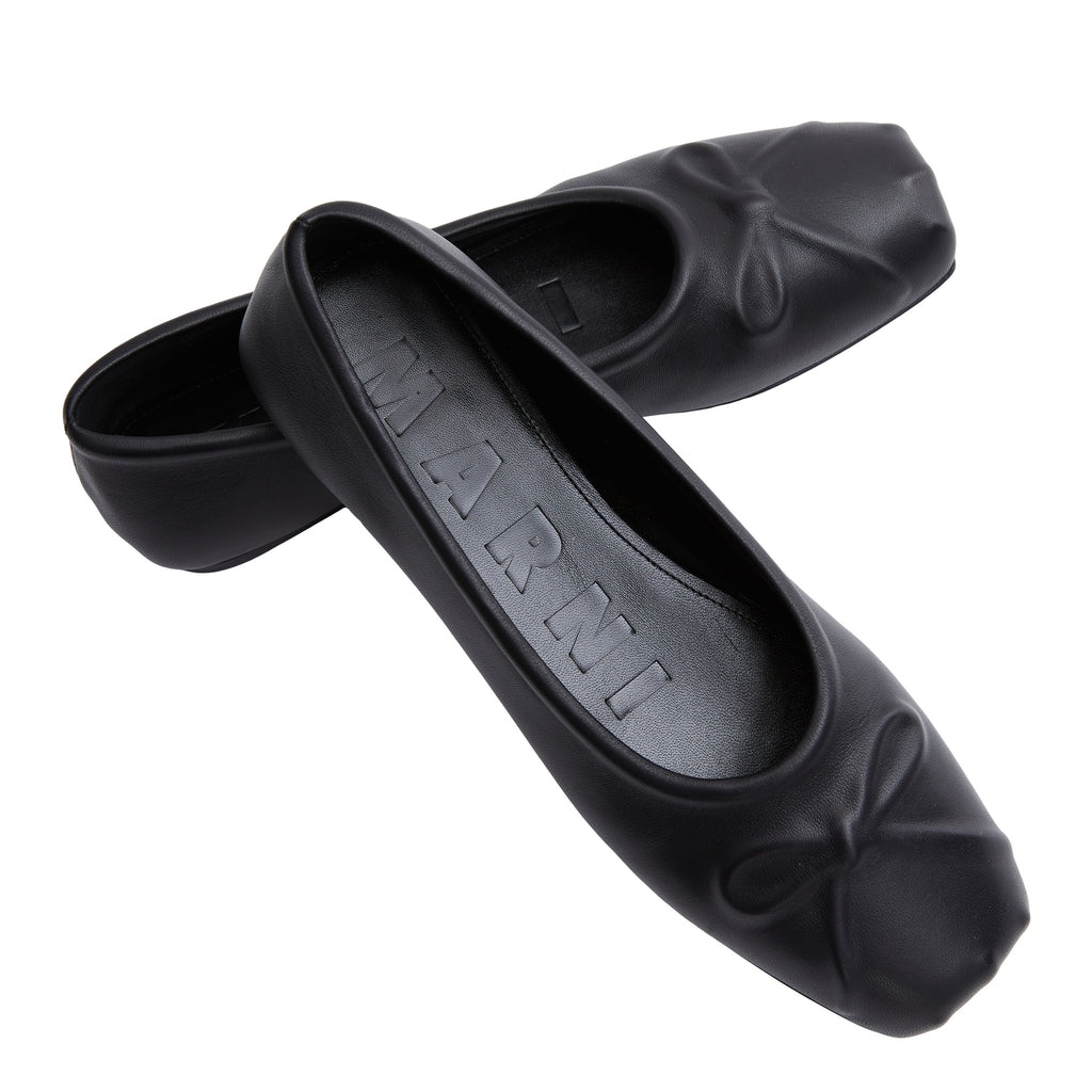 LEATHER BALLERINA SHOES - 3
