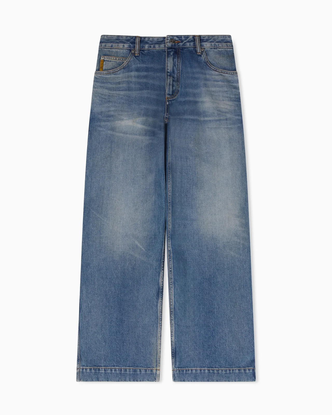 ARMANI JEANS WIDE-LEG DENIM JEANS - 1