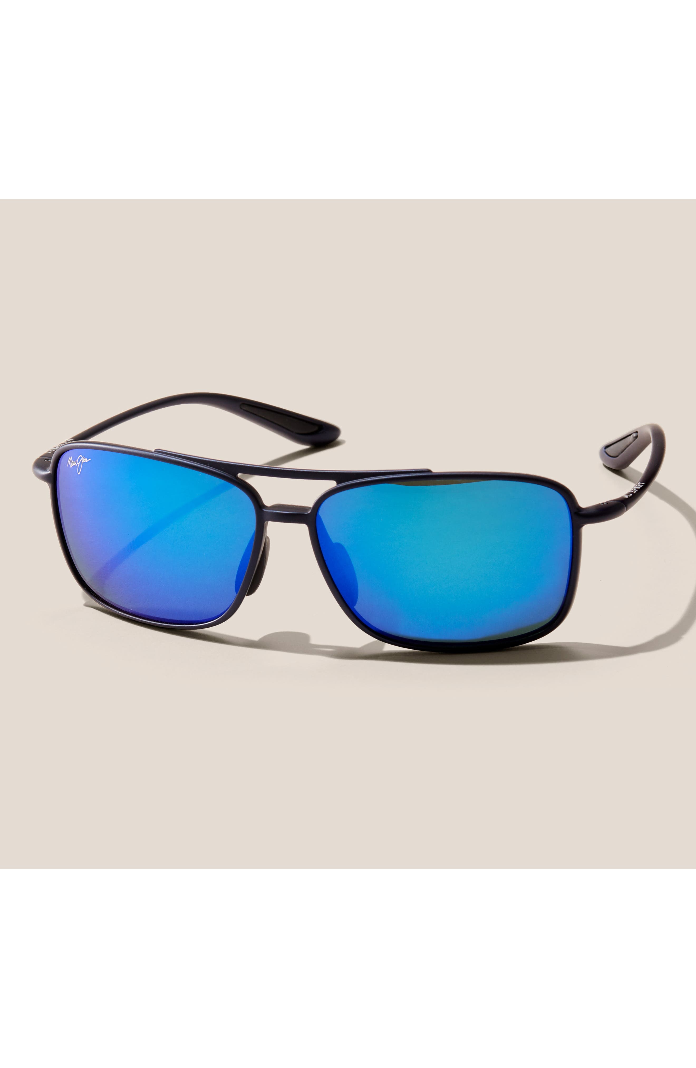 Maui Jim Kaupo Gap 61mm PolarizedPlus2® Aviator Sunglasses in Tortoise at Nordstrom - 4