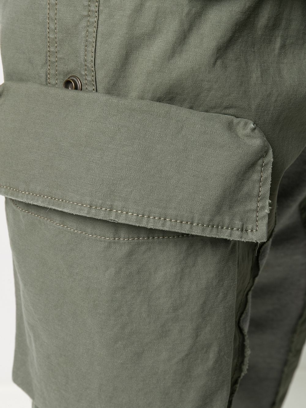 contrast drawstring cargo pants - 5