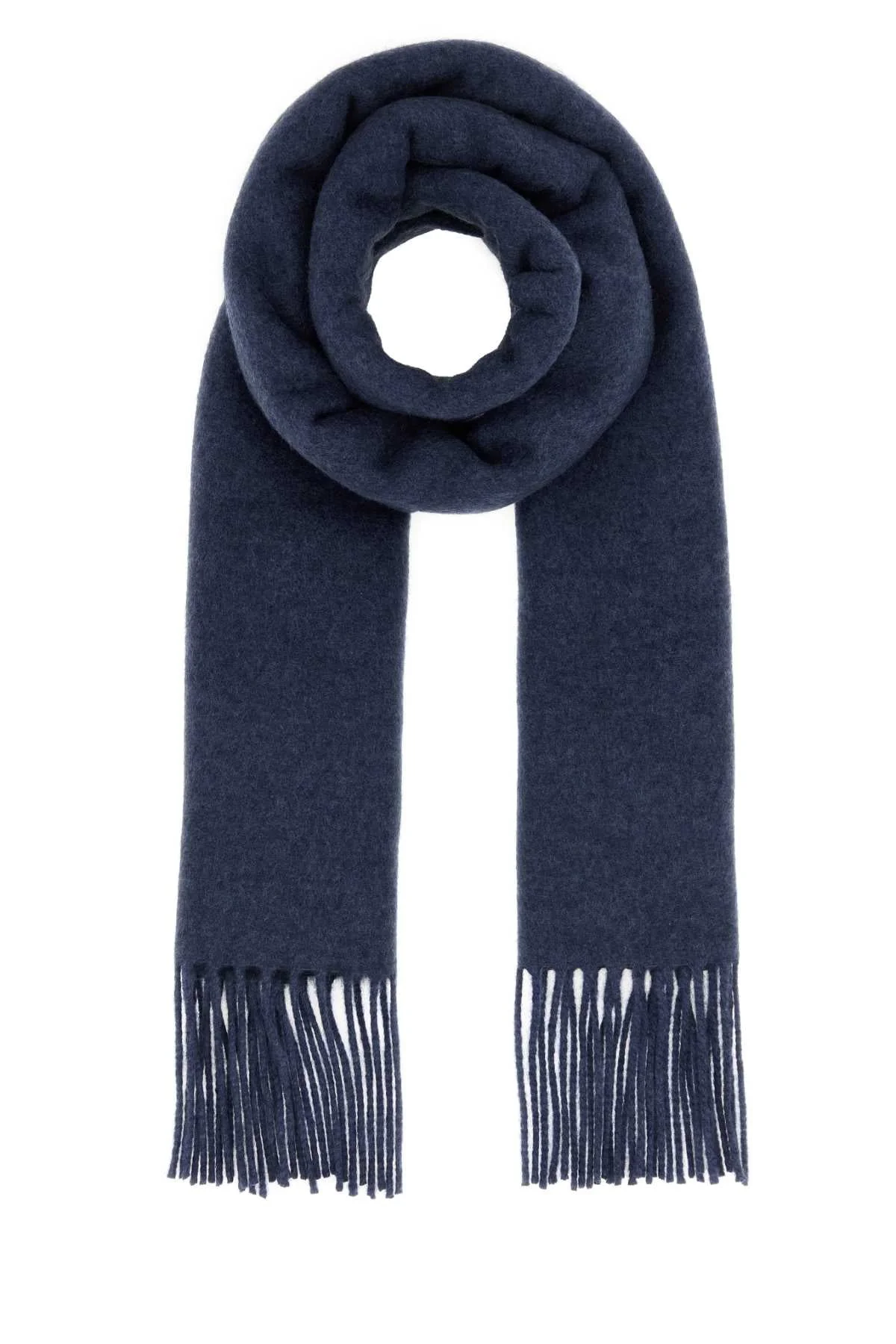 Gucci Men Navy Blue Cashmere Scarf - 1