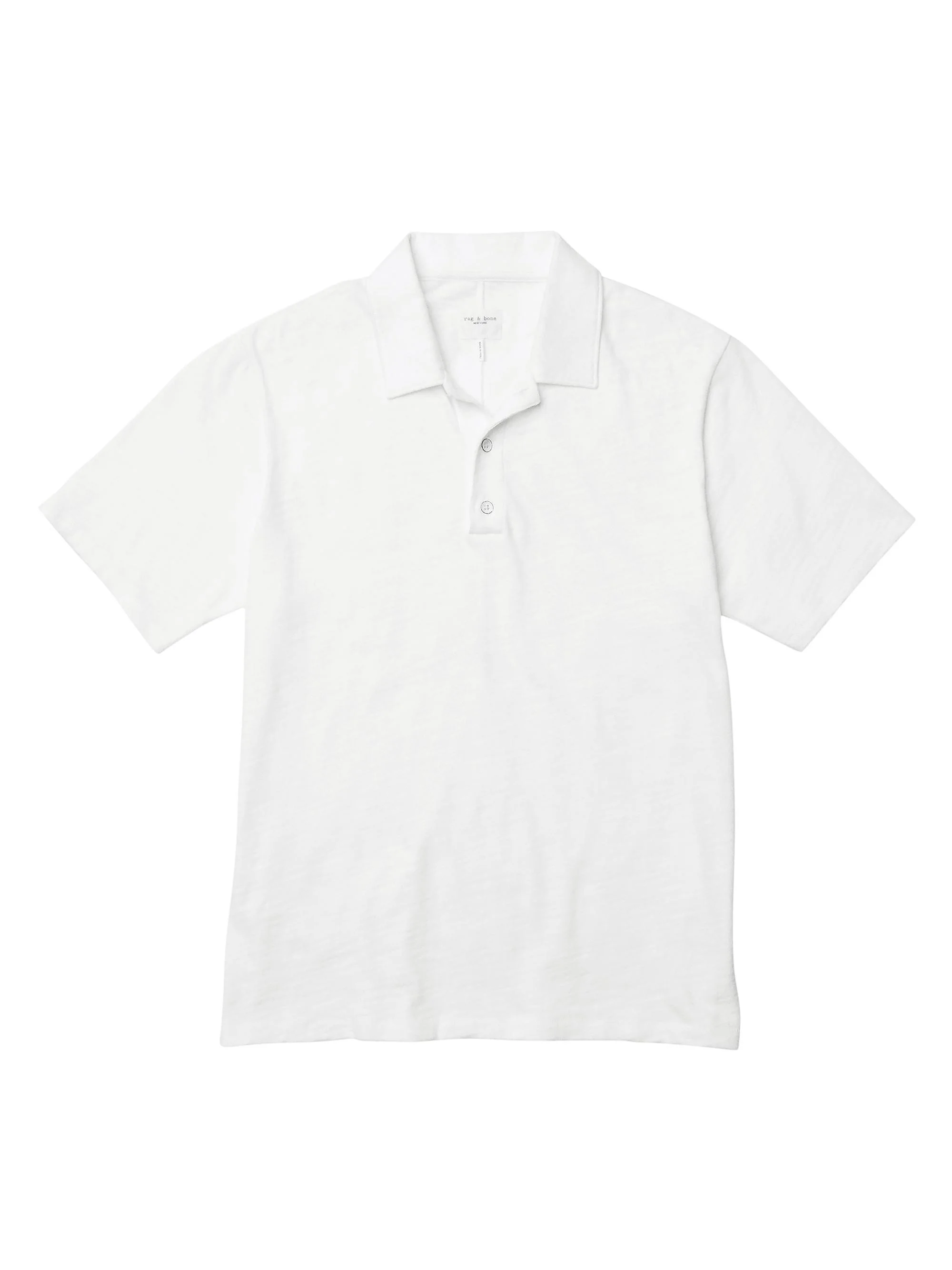 Men's Classic Flame Polo Shirt - White - 1