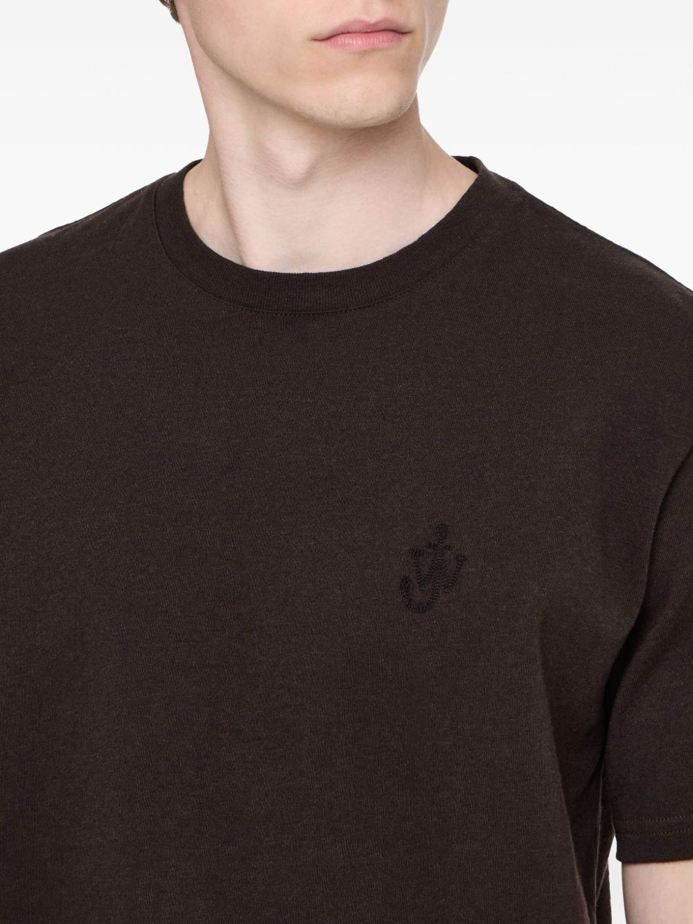logo-embroidered T-shirt - 4