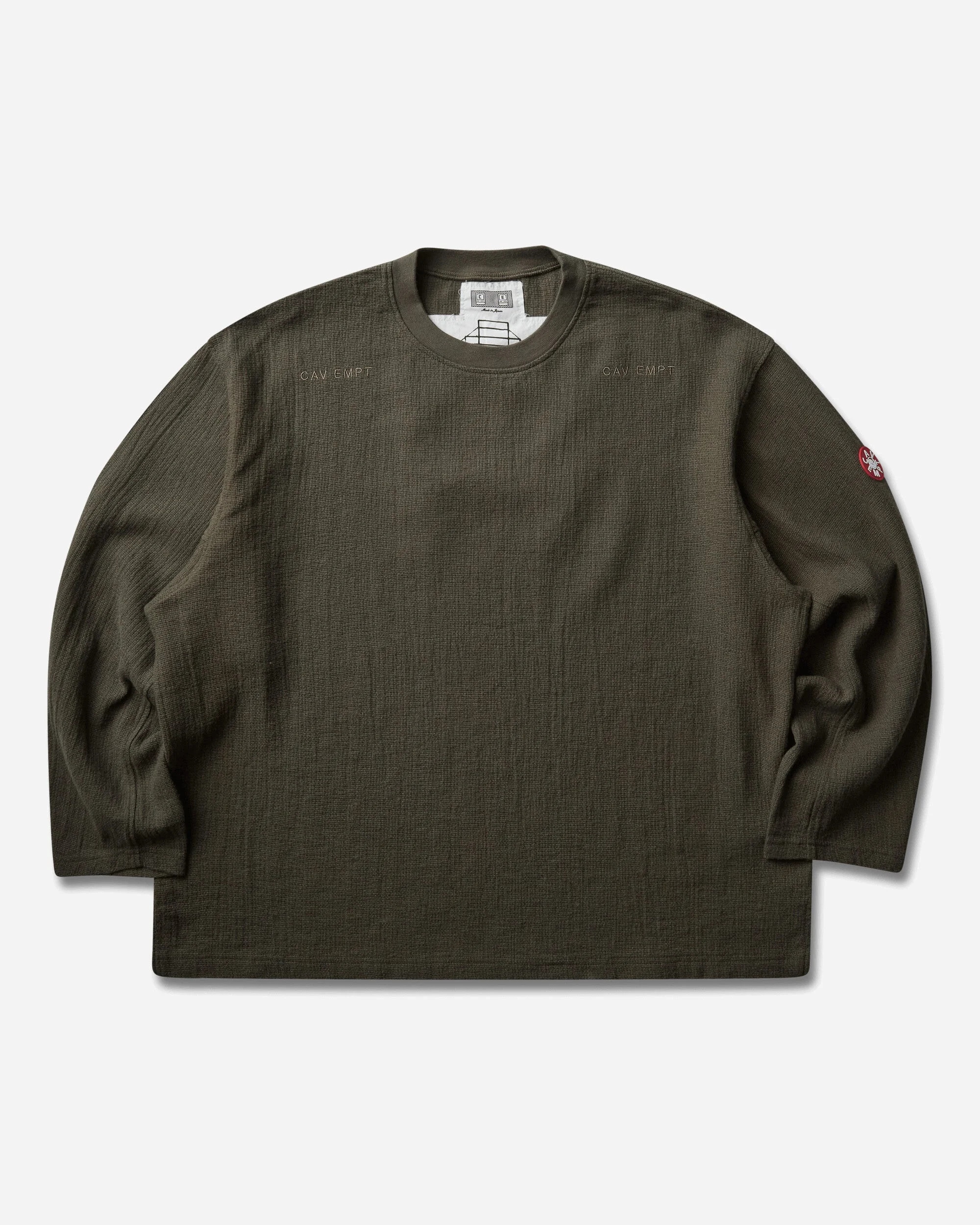 Men's Washed CL Longsleeve T-Shirt Khaki - 1