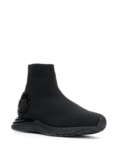 Salvatore Ferragamo Gancini sock sneakers outlook