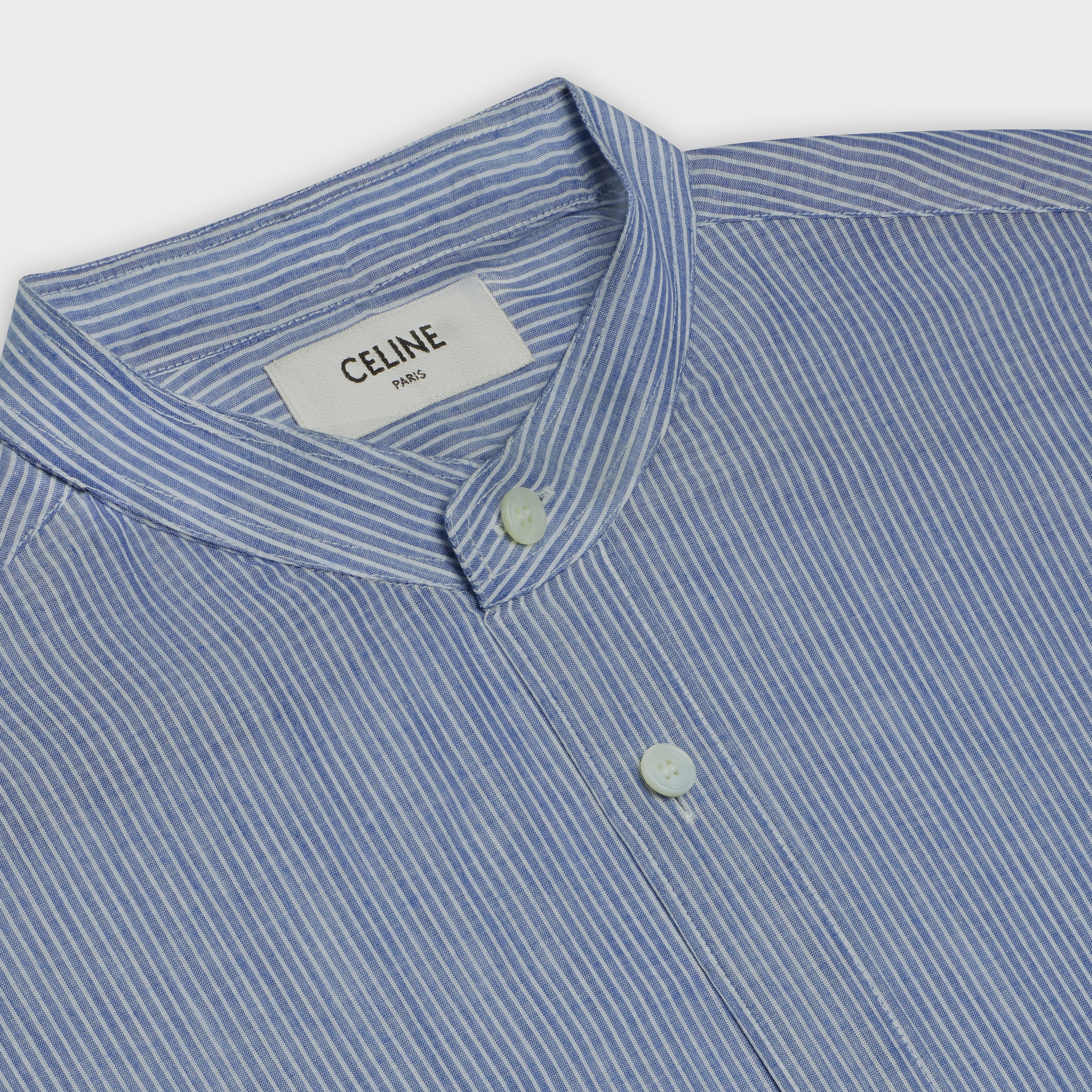 CLASSIC SHIRT IN STRIPED COTTON VOILE - 3