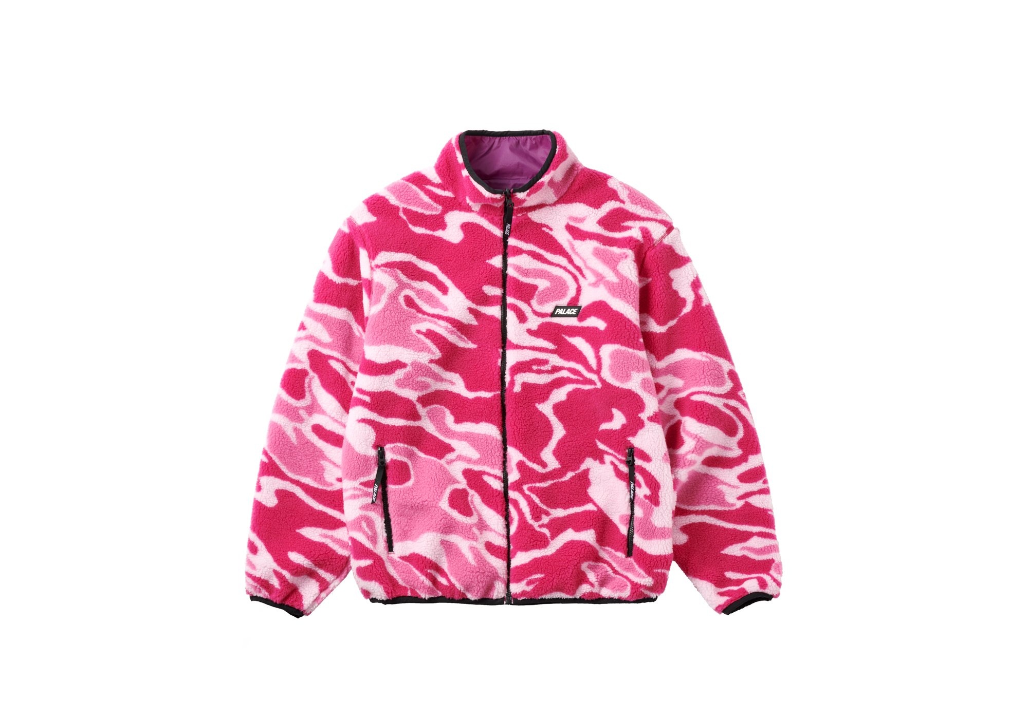 MIRAGE REVERSIBLE FLEECE JACKET PINK - 3