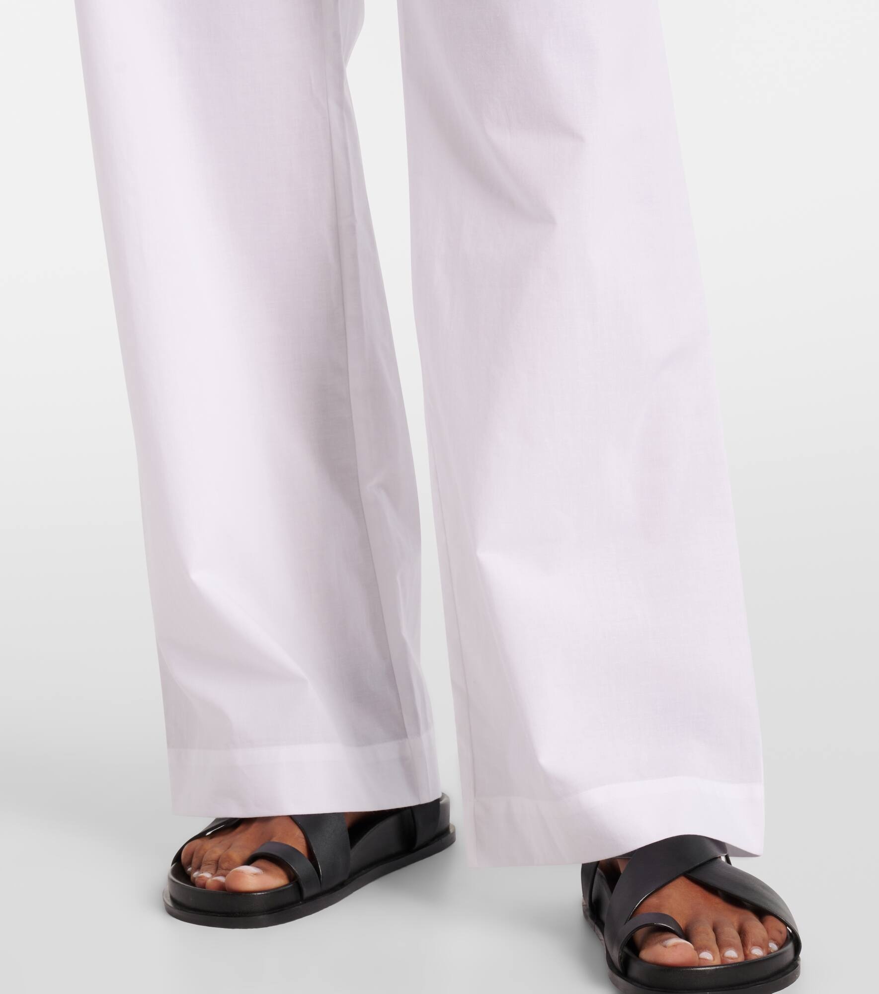 Rosa cotton straight pants - 5