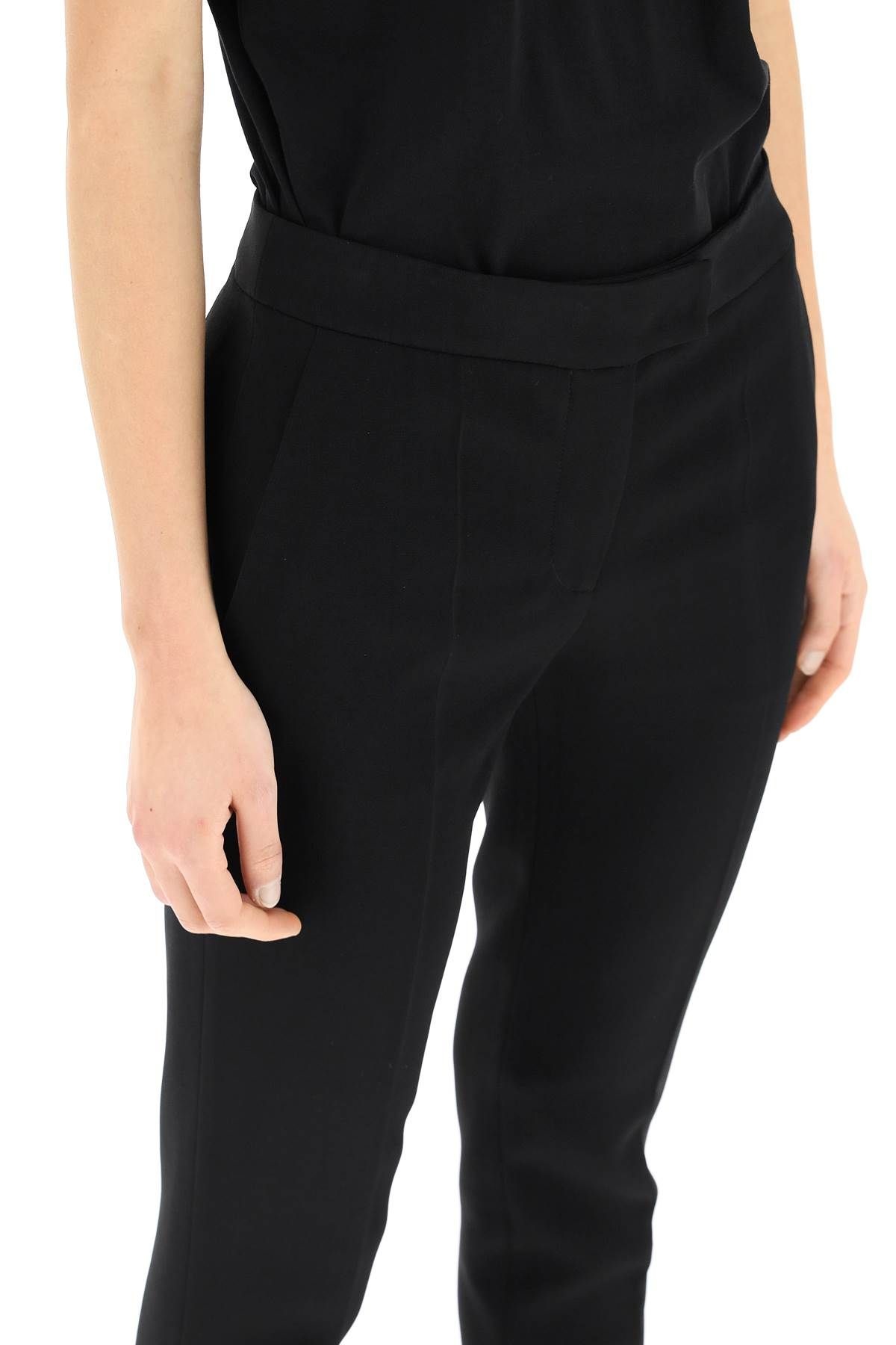 STRETCH CADY TROUSERS - 5