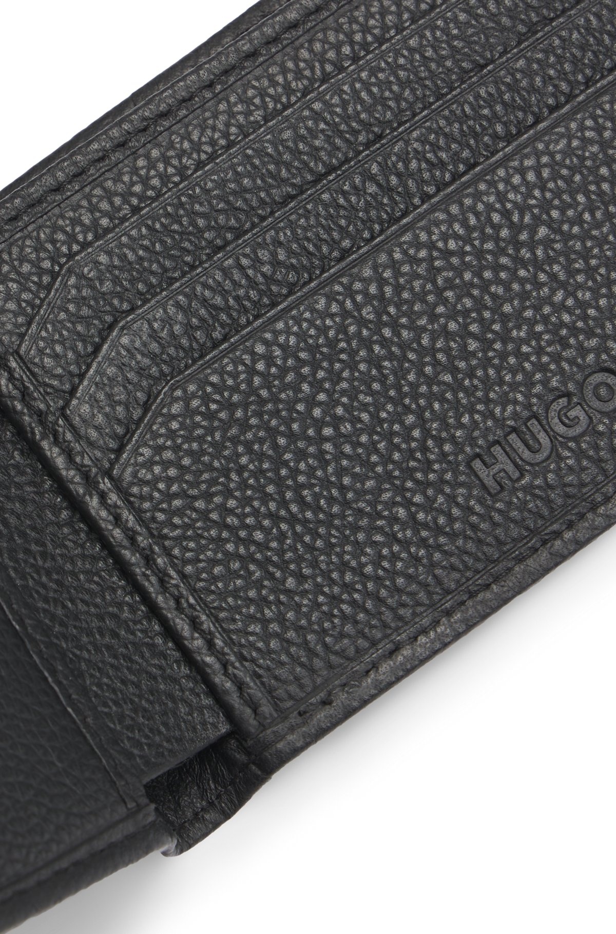 NAPPA-LEATHER WALLET WITH ALL-OVER STACKED LOGOS - 3