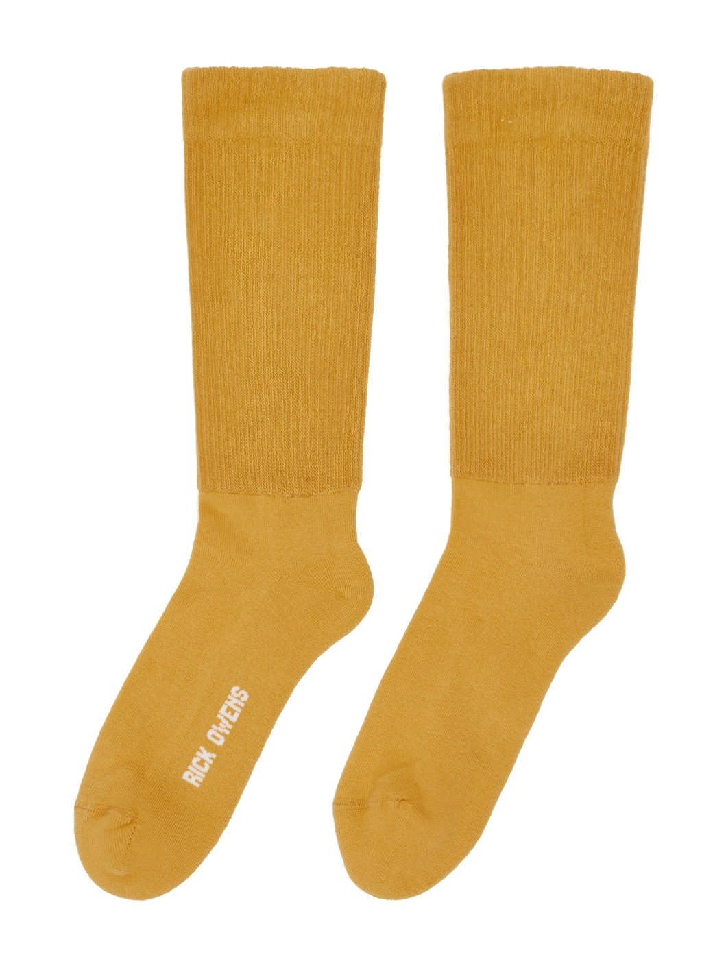 Yellow Mid-Calf Socks - 3