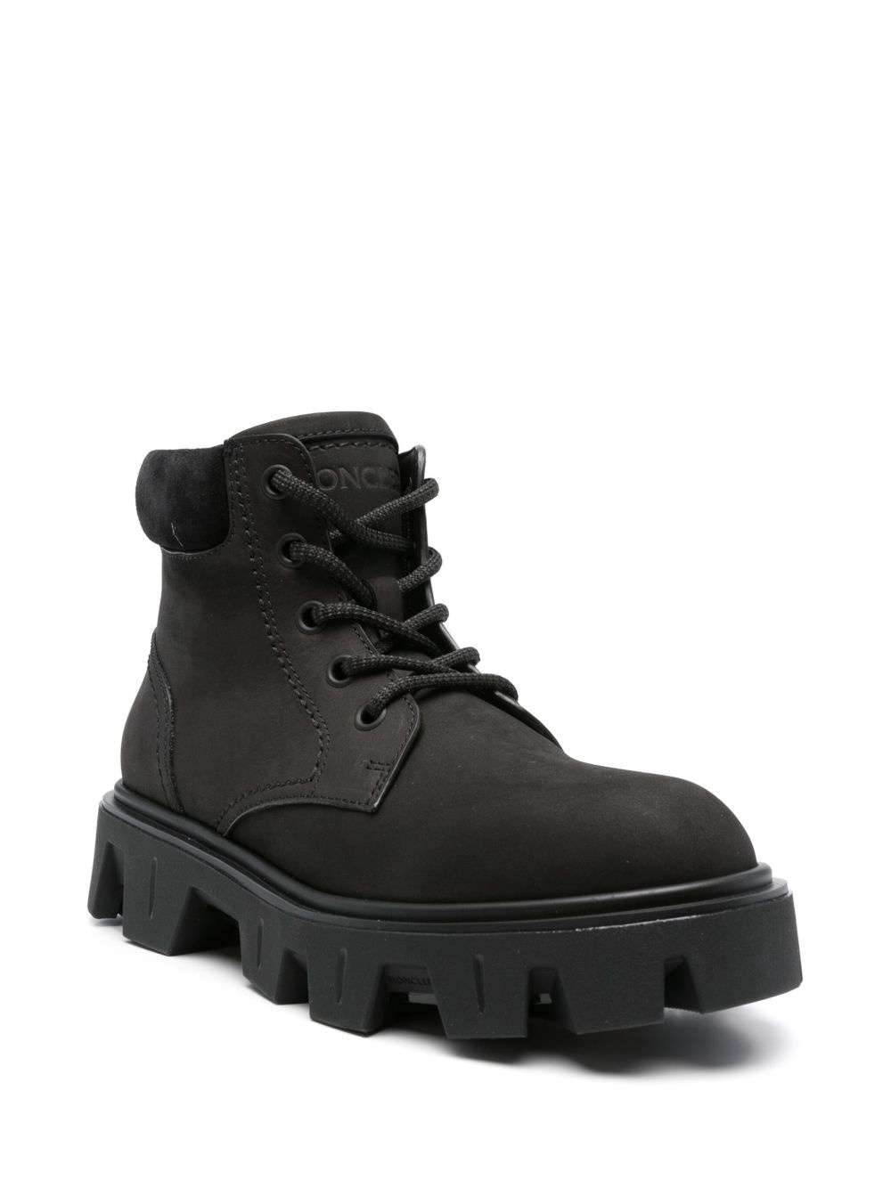 lace-up rubber-sole boots - 2