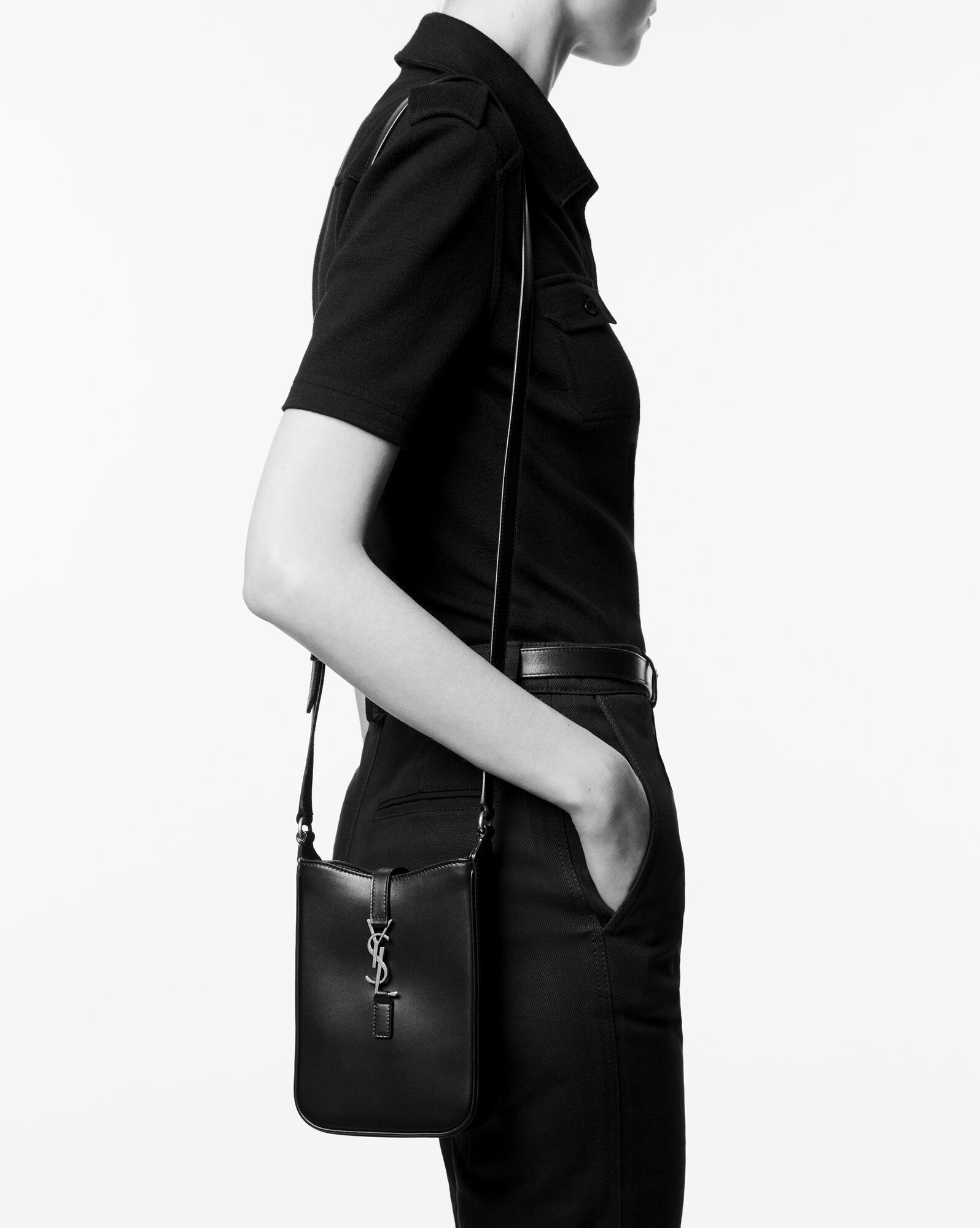 Le 5 à 7 mini leather shoulder bag - 3