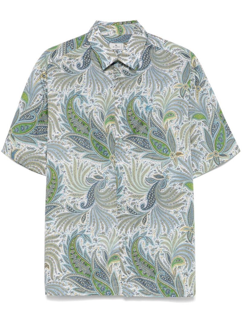 paisley-print shirt 1