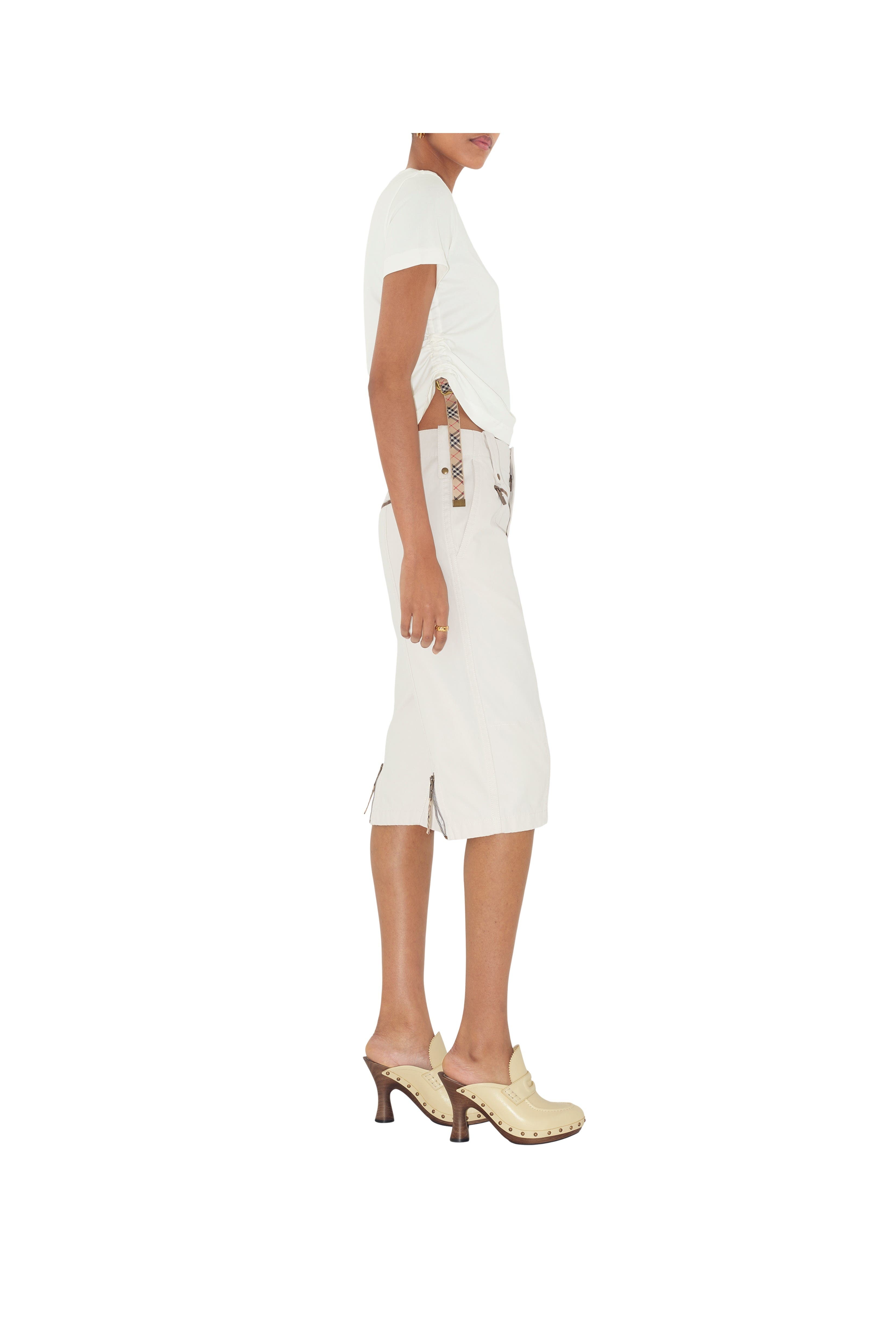 burberry Festival Cotton T-shirt in Chalk at Nordstrom - 3
