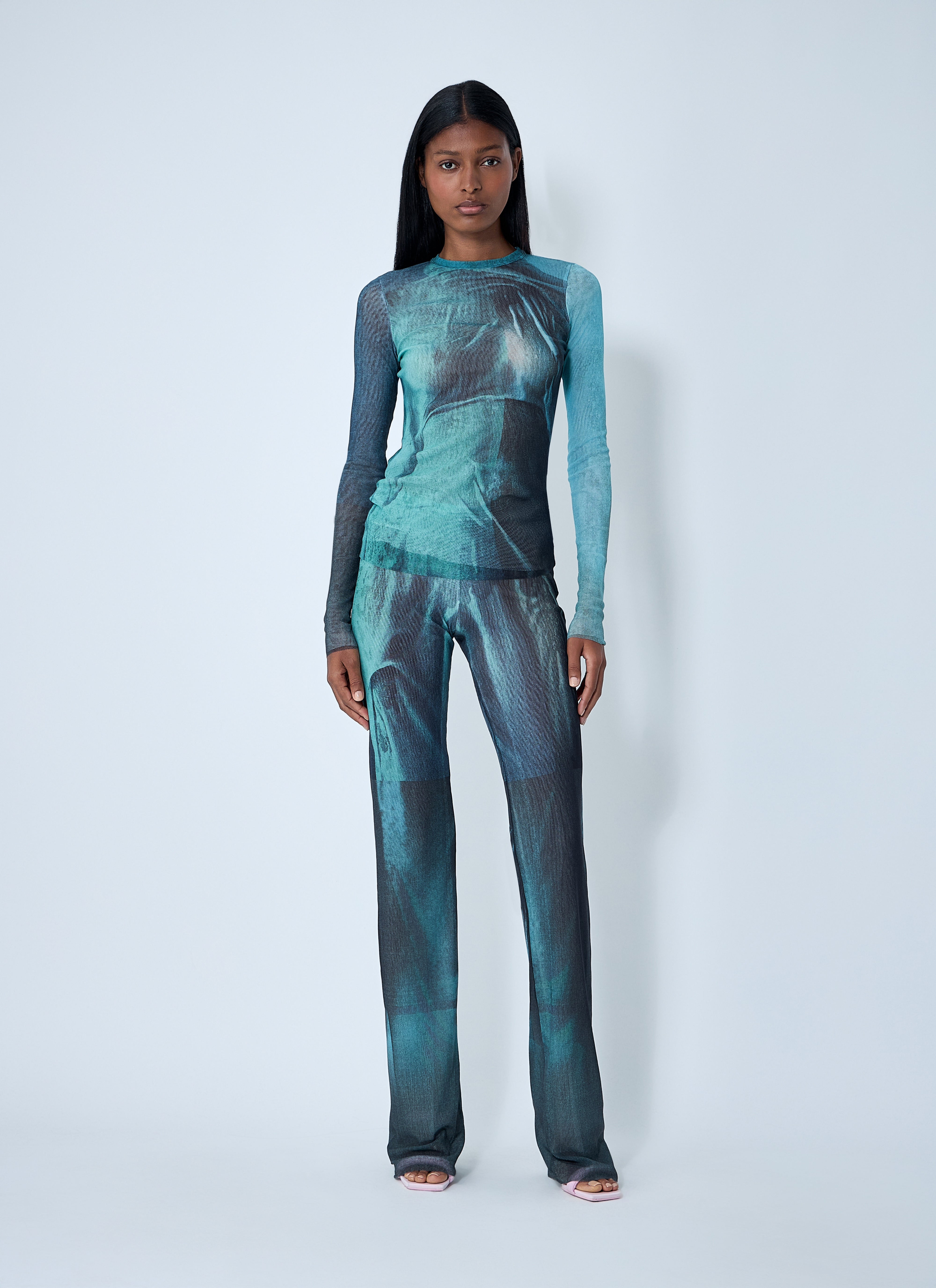Jean Paul Gaultier Women Water Mesh Pants - 2