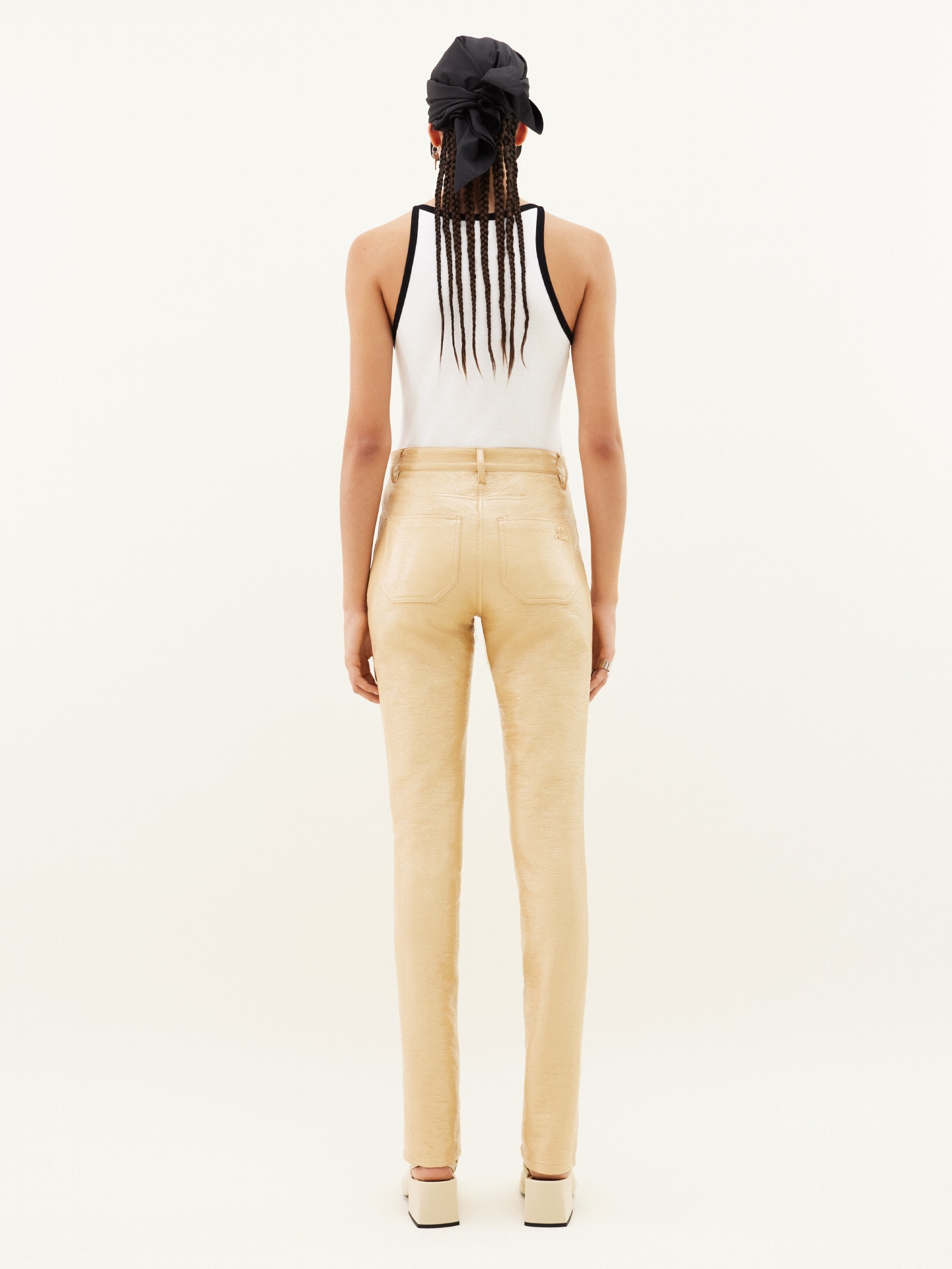 VINYL 5 POCKETS TROUSERS - 4