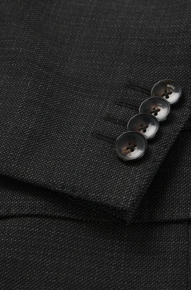 SLIM-FIT SUIT IN MICRO-PATTERNED STRETCH WOOL 9