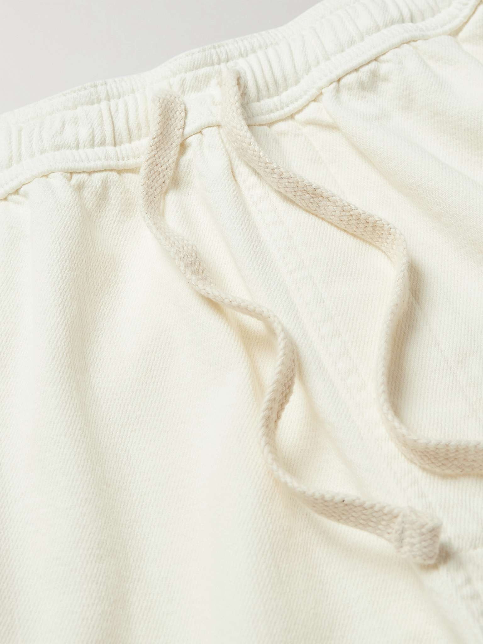 Wide-Leg Cotton Drawstring Shorts - 4