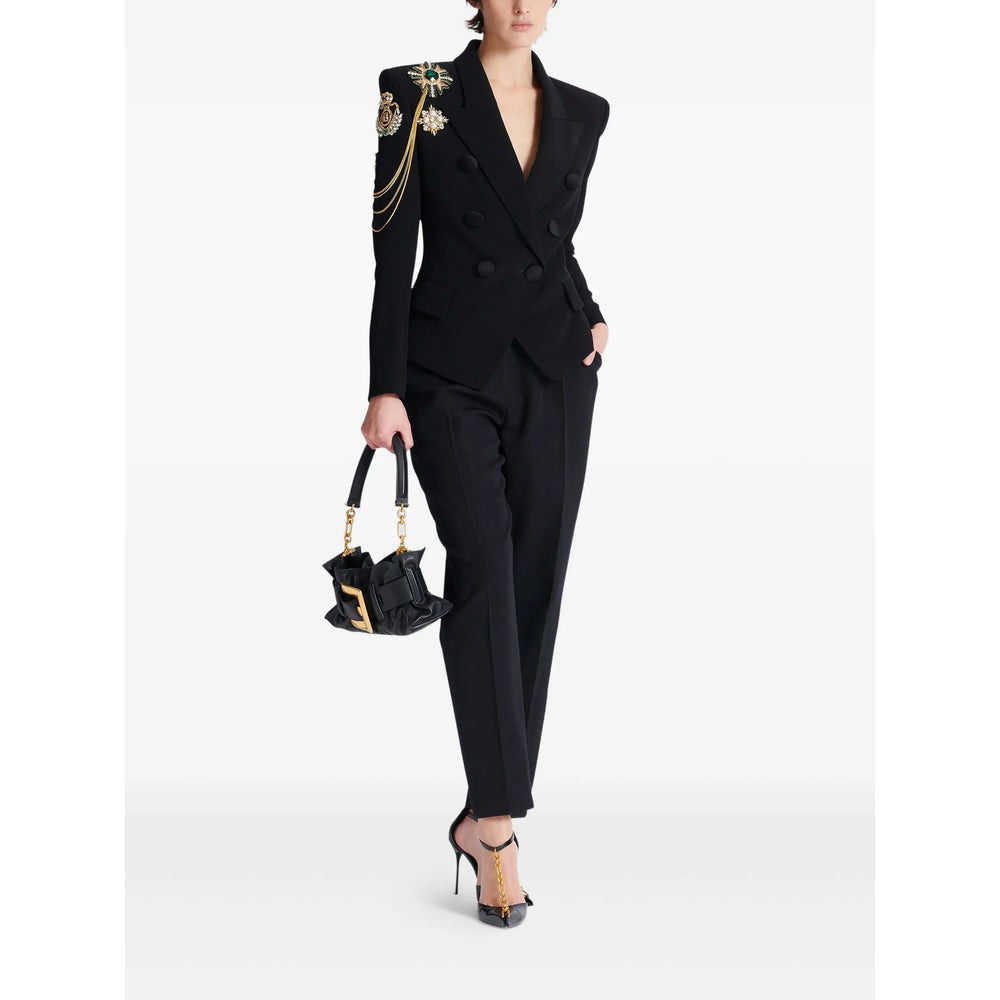 Balmain Black Jackets - Blazers Women - 3