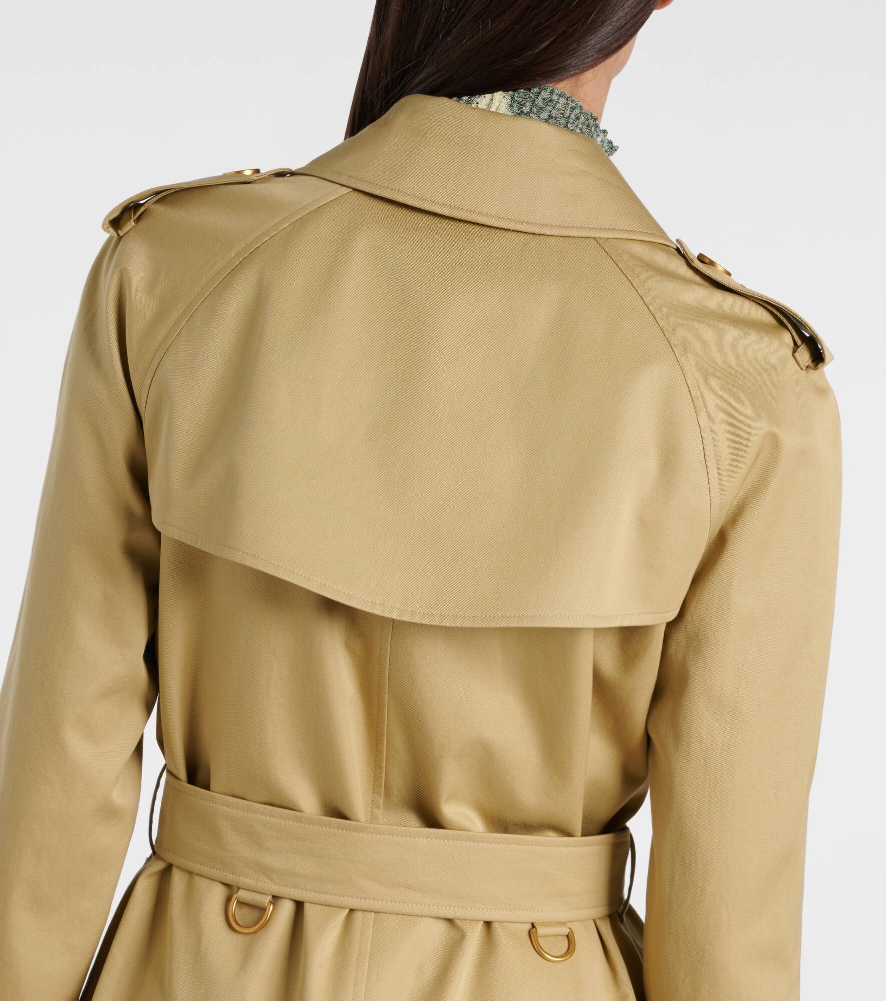 Waterloo cotton gabardine trench coat - 6