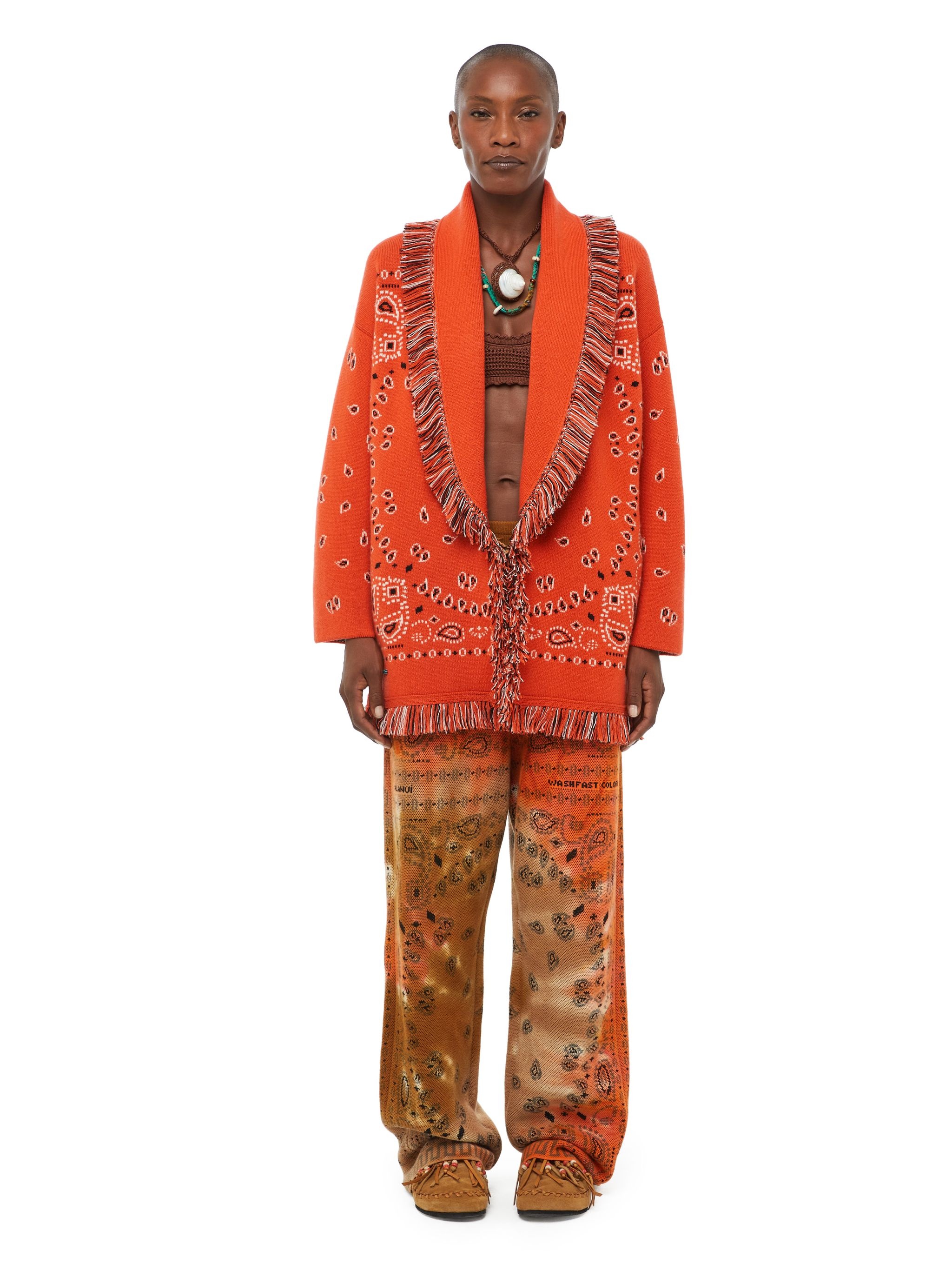 Bandana Jacquard Cardigan - 4