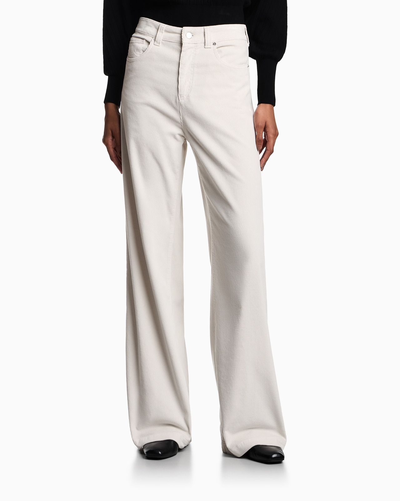 J14 REGULAR-FIT GARMENT-DYED CORDUROY TROUSERS - 4