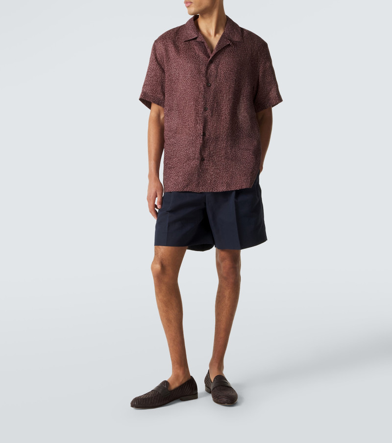 Brioni Printed linen shirt outlook