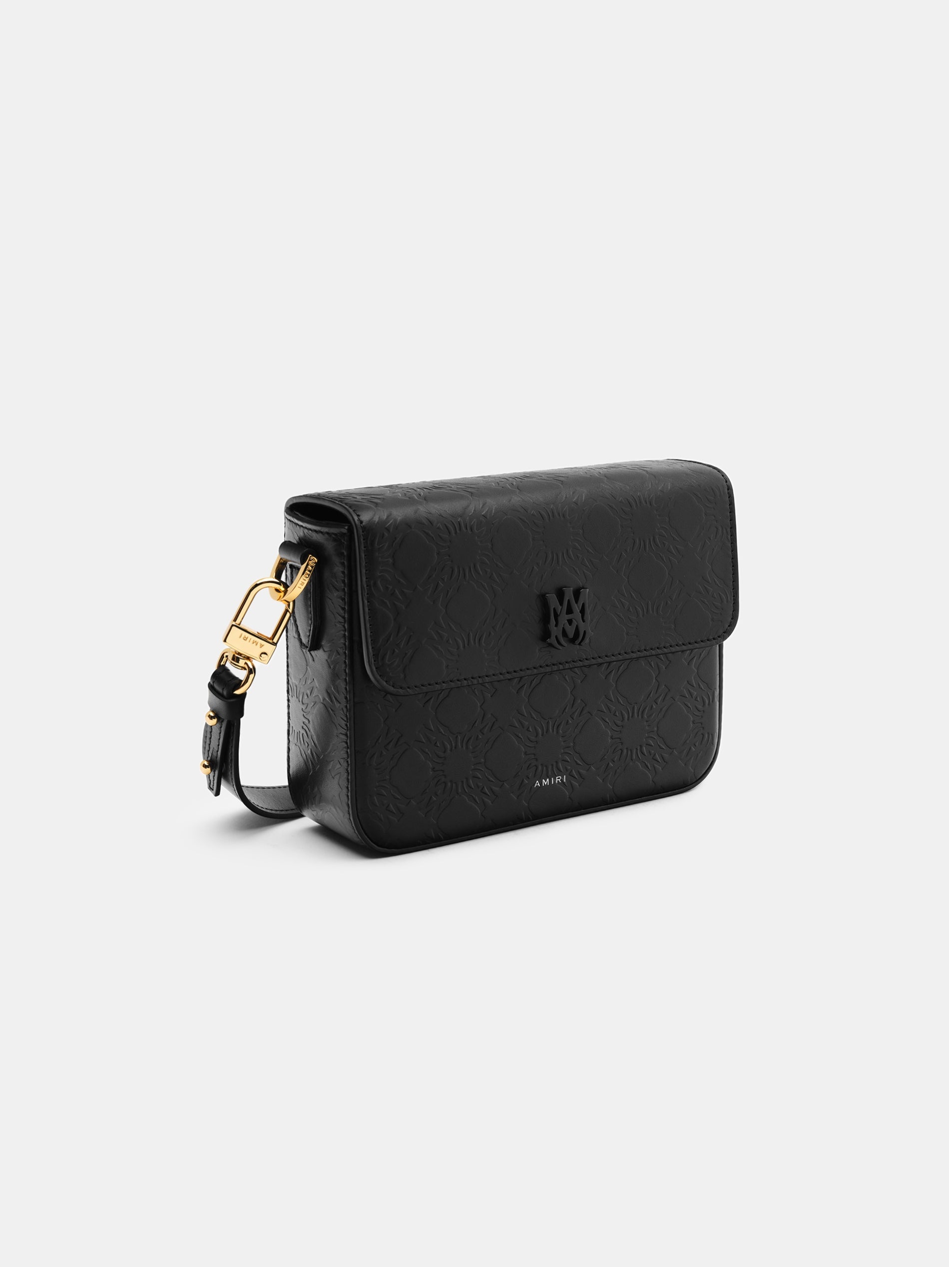 売り切れ店舗続出★【AMIRI】MA QUAD レザークロスボディ Amiri Men's MA Quad Leather Crossbody Bag | Neiman Marcus