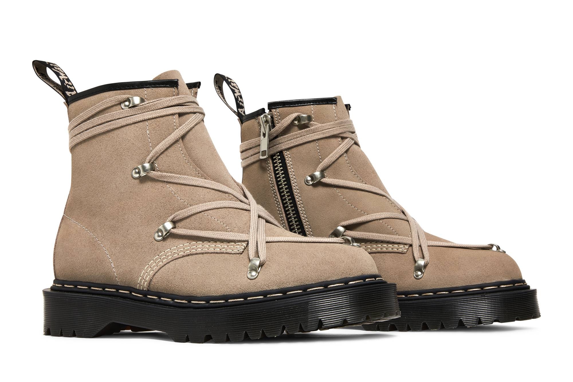 Rick Owens x 1460 Bex Suede Boot 'Light Taupe' - 8