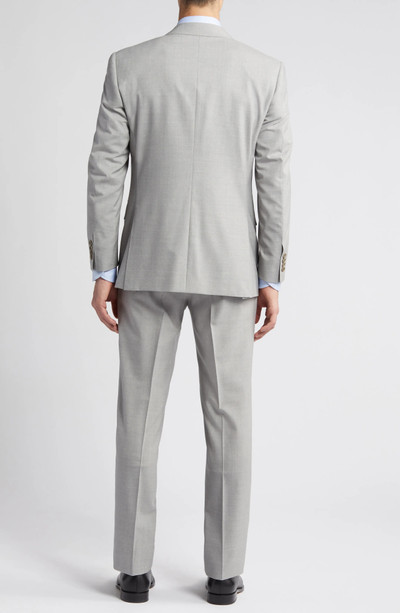Canali Siena Regular Fit Solid Grey Wool Suit outlook