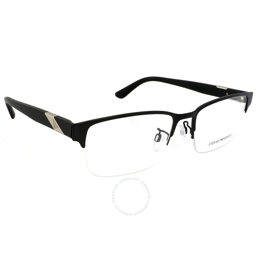 Emporio Armani Demo Rectangular Men's Eyeglasses EA1129 3001 55 - 1