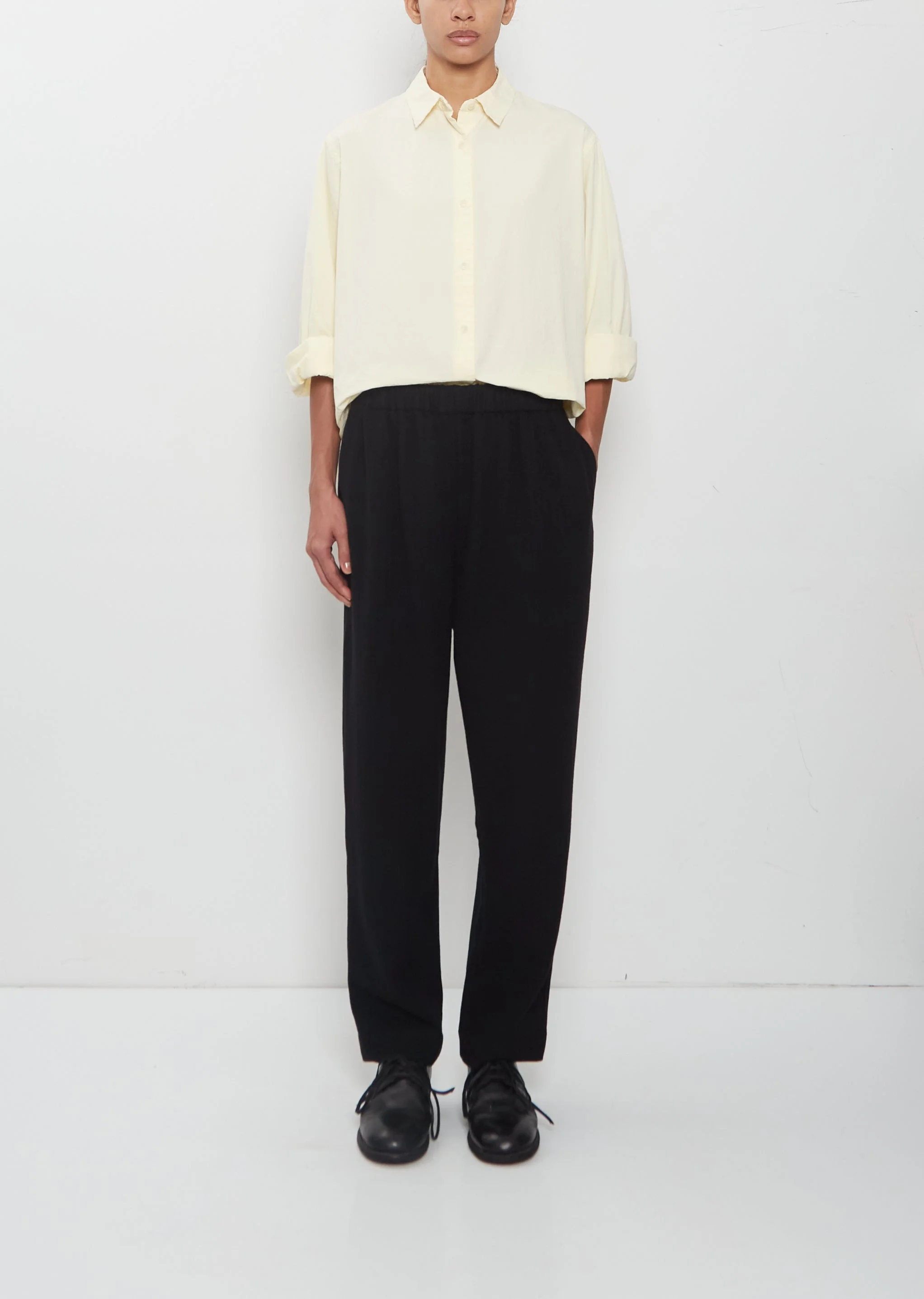 Simple Cashmere Wool Pant - 1