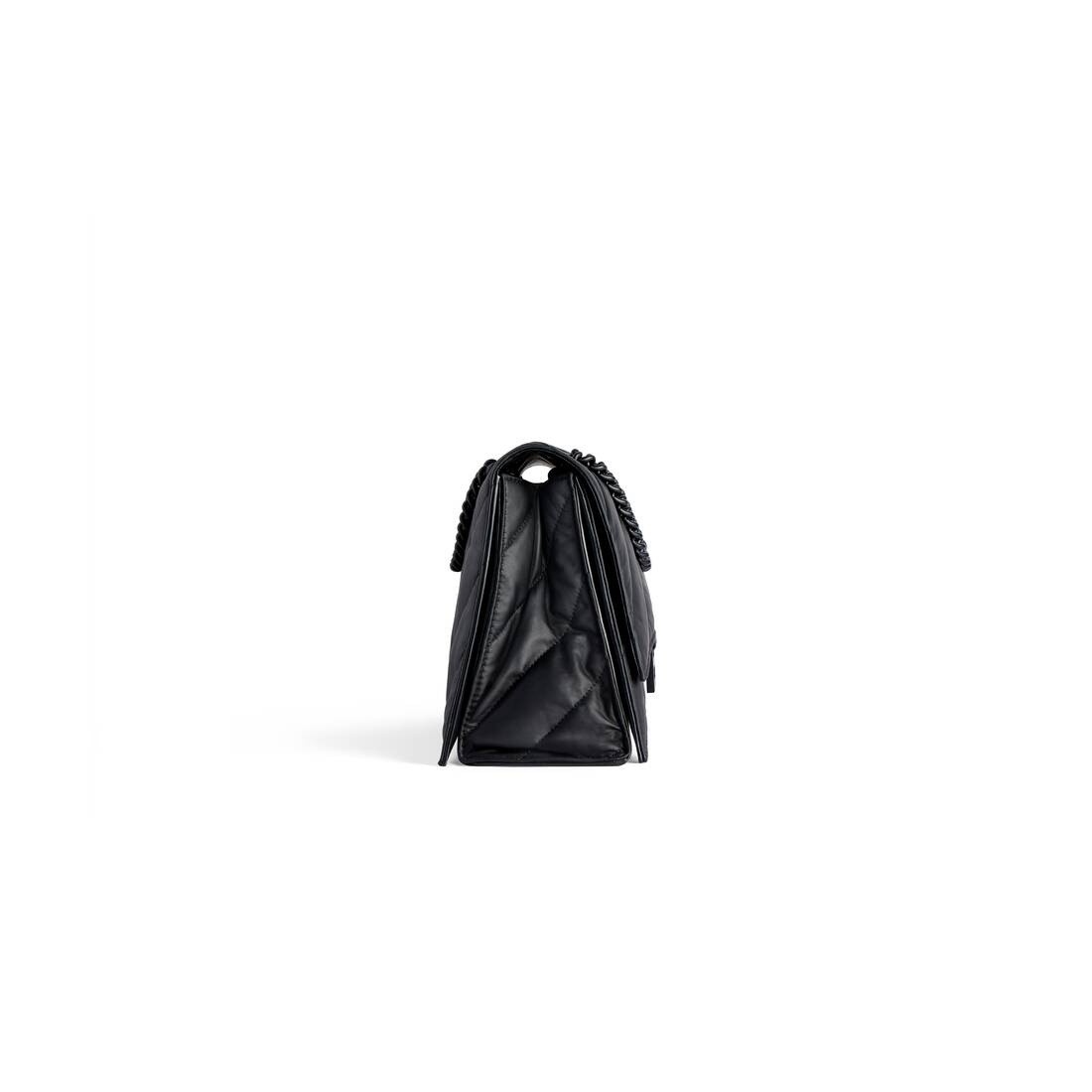 Women's Crush Medium Chain Bag Quilted  in Black - 6