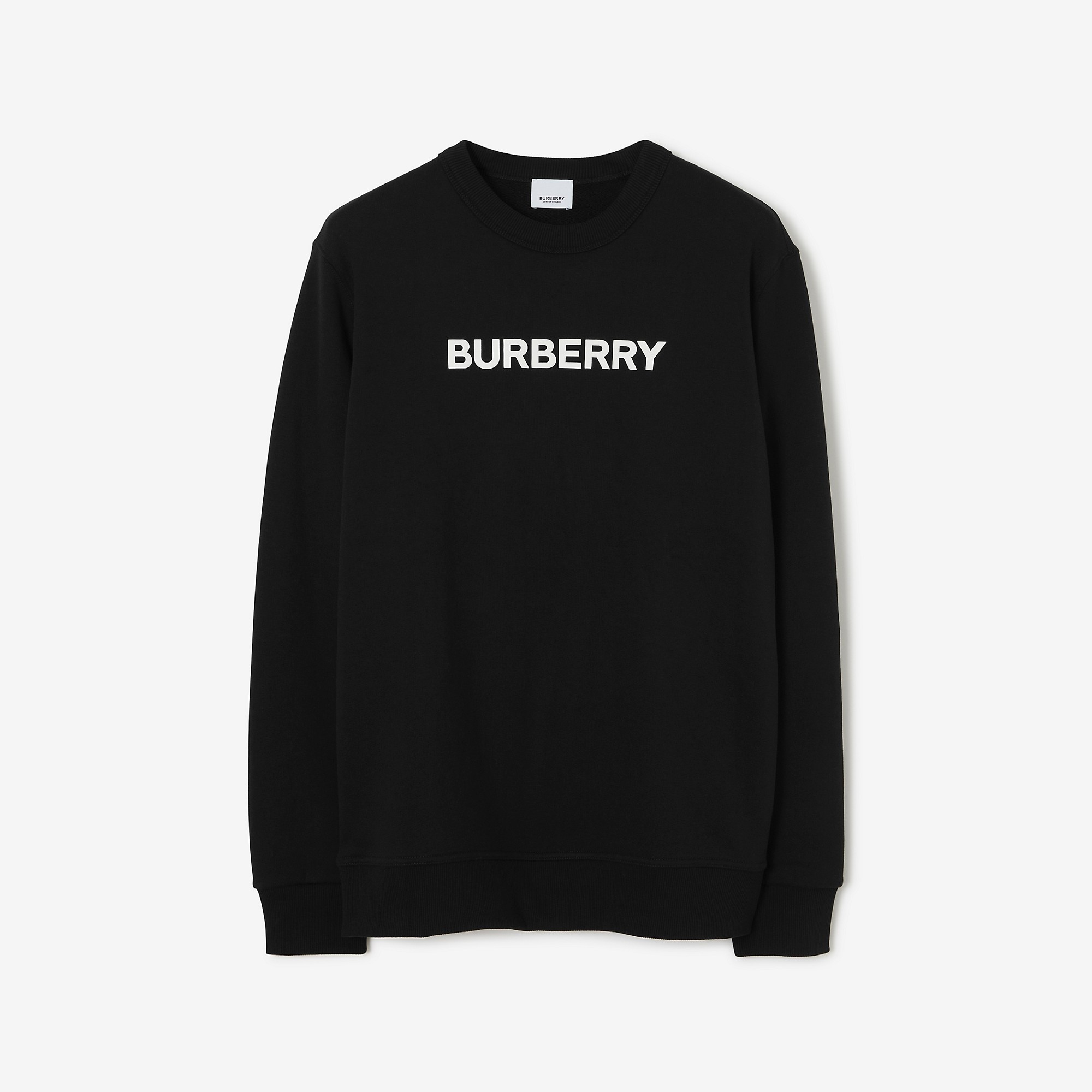 Logo Print Cotton Sweatshirt - 1